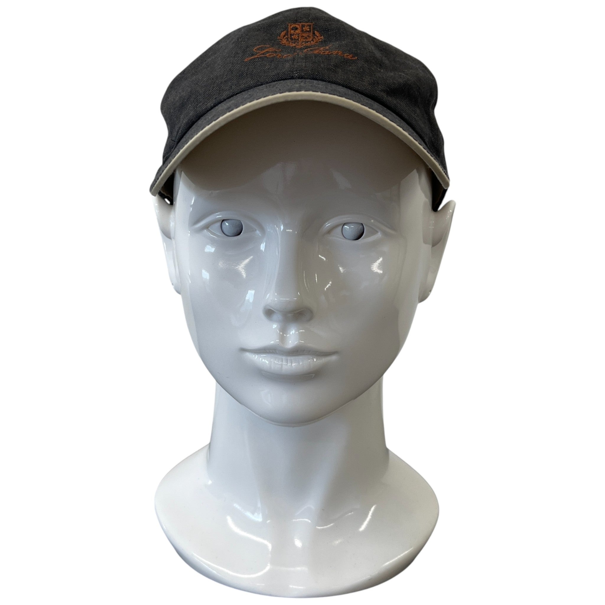 Men's Embroidered Logo Cap Charcoal Size L