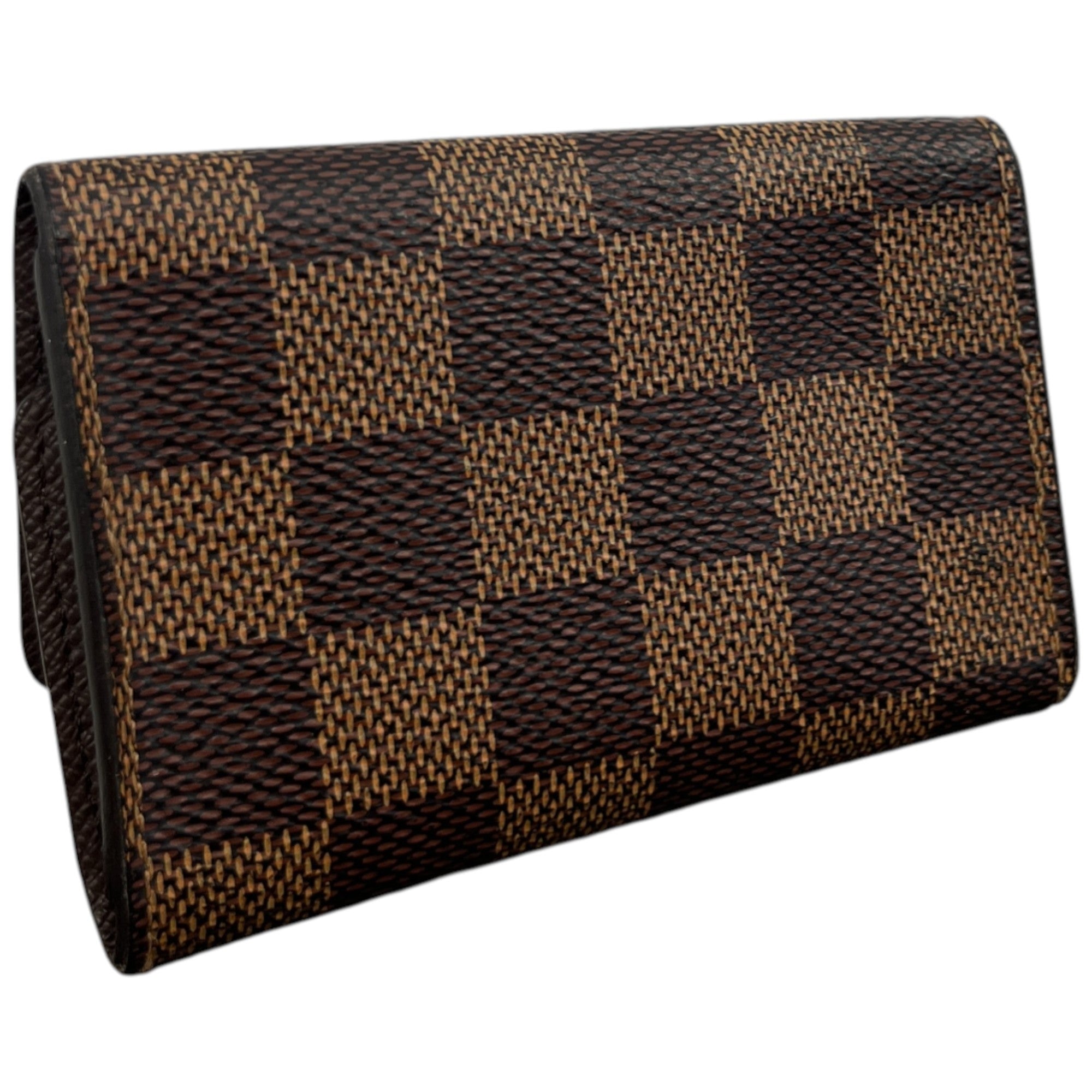 Men's Damier Ebene Multicles 6 Key Holder Wallet Brown