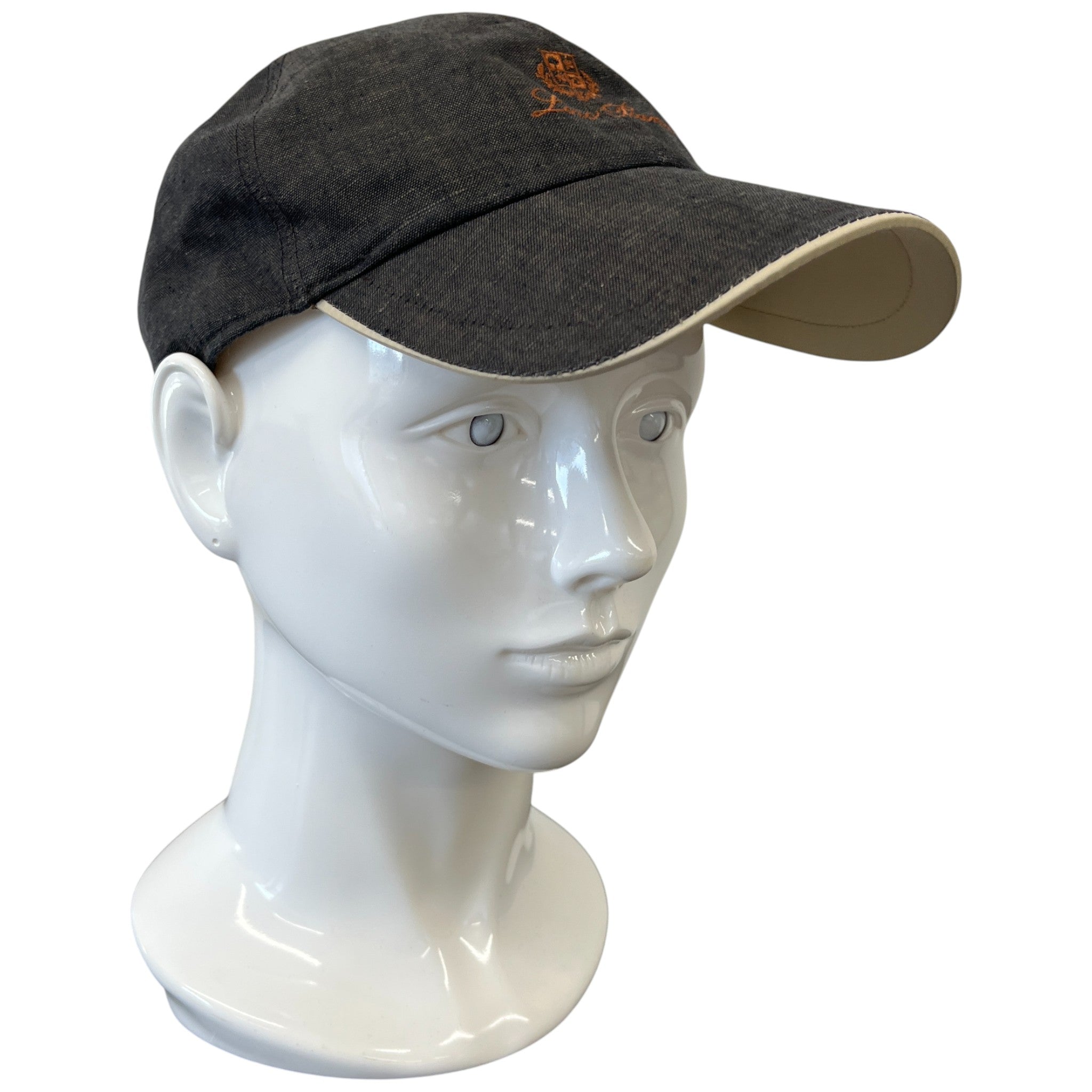 Men's Embroidered Logo Cap Charcoal Size L