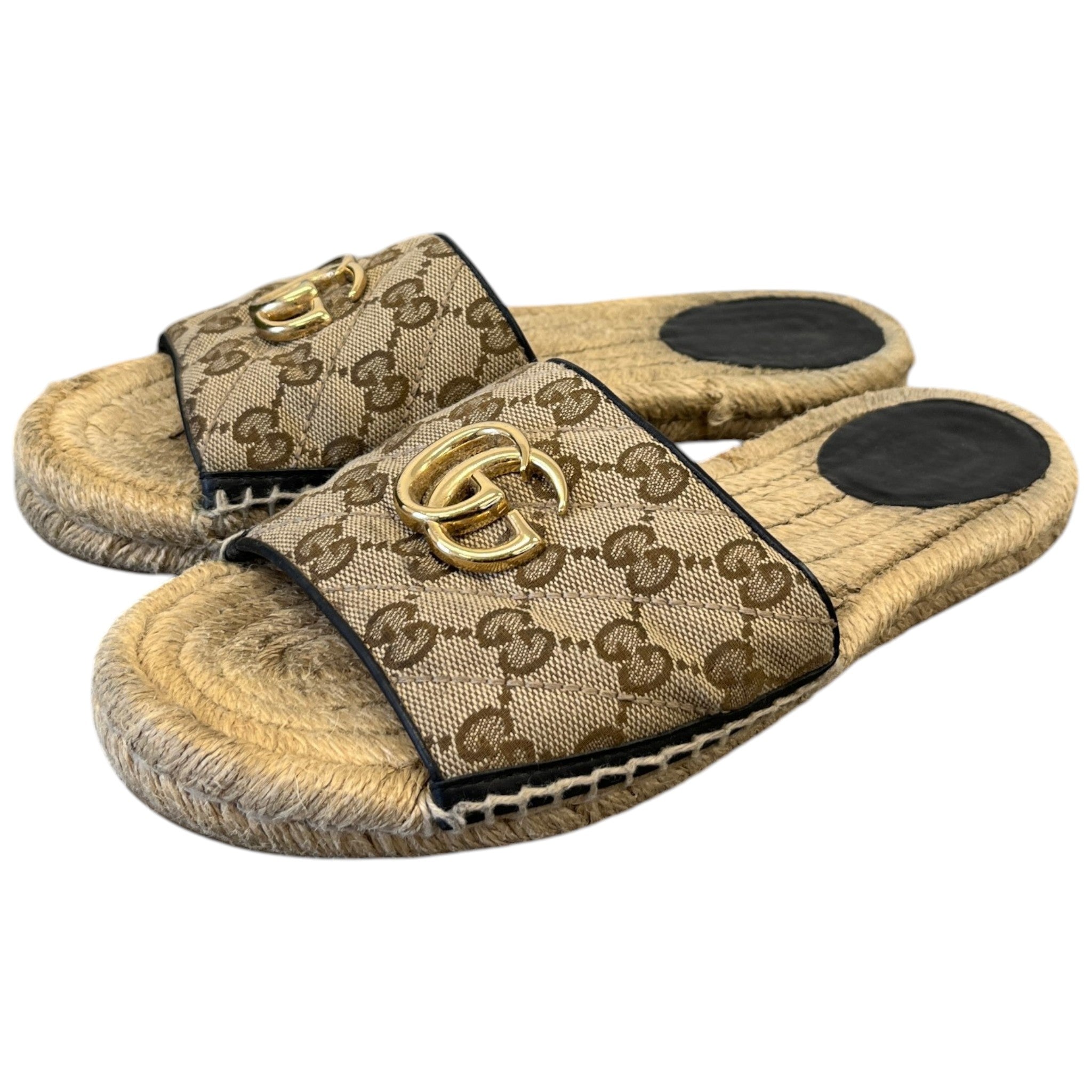 Women's Gg Supreme Slides Beige Size EU 38 / UK 5