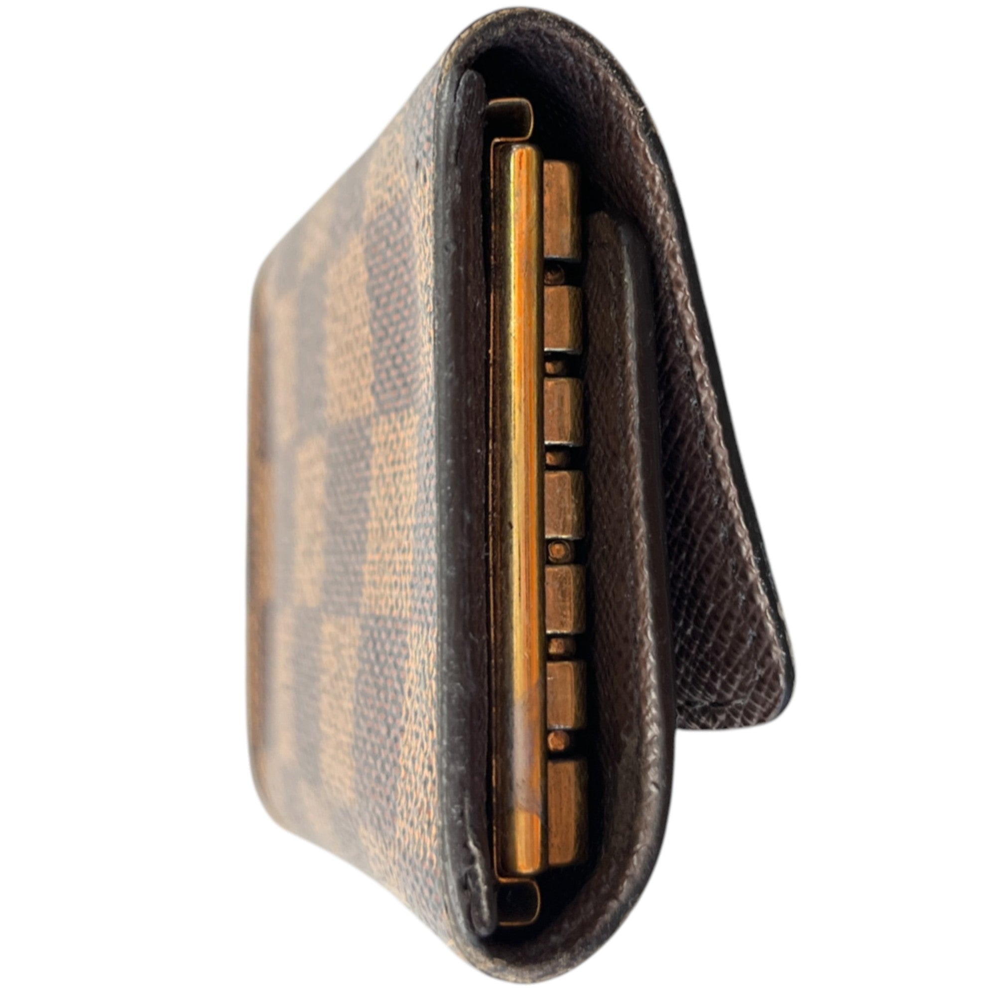 Men's Damier Ebene Multicles 6 Key Holder Wallet Brown