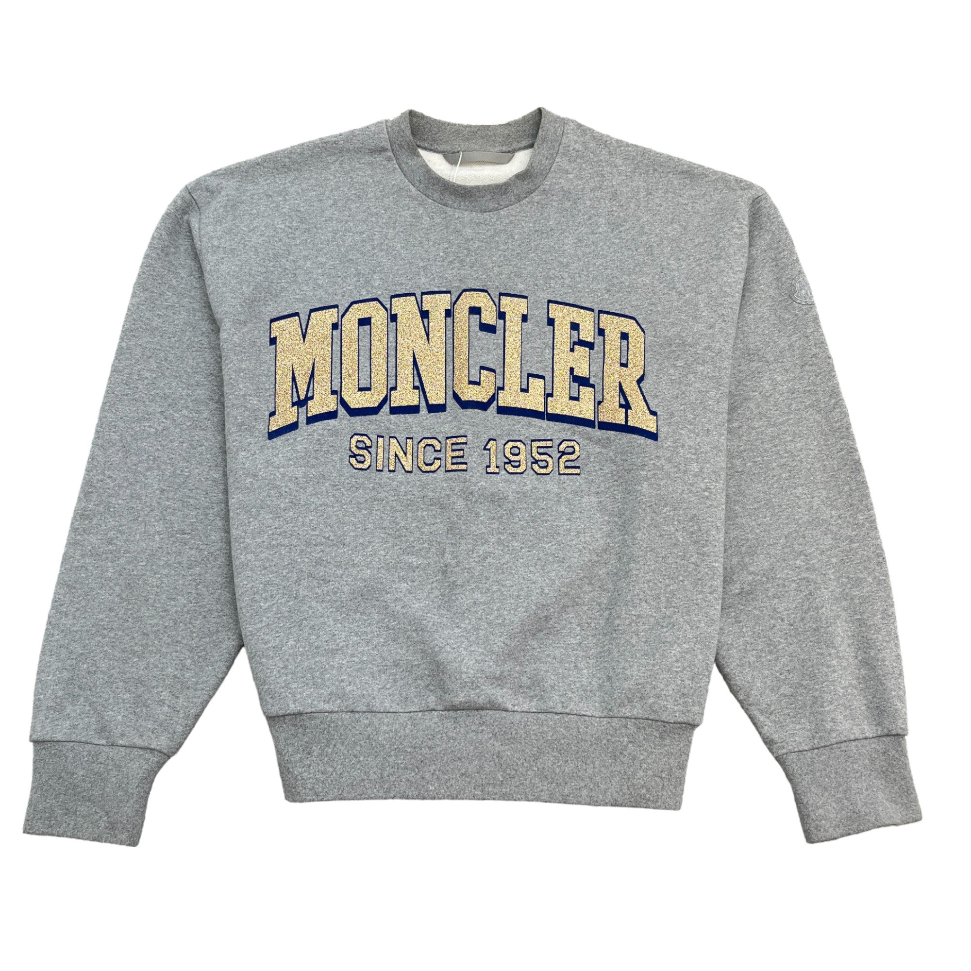 Men s Glitter Logo Sweatshirt Grey Size M