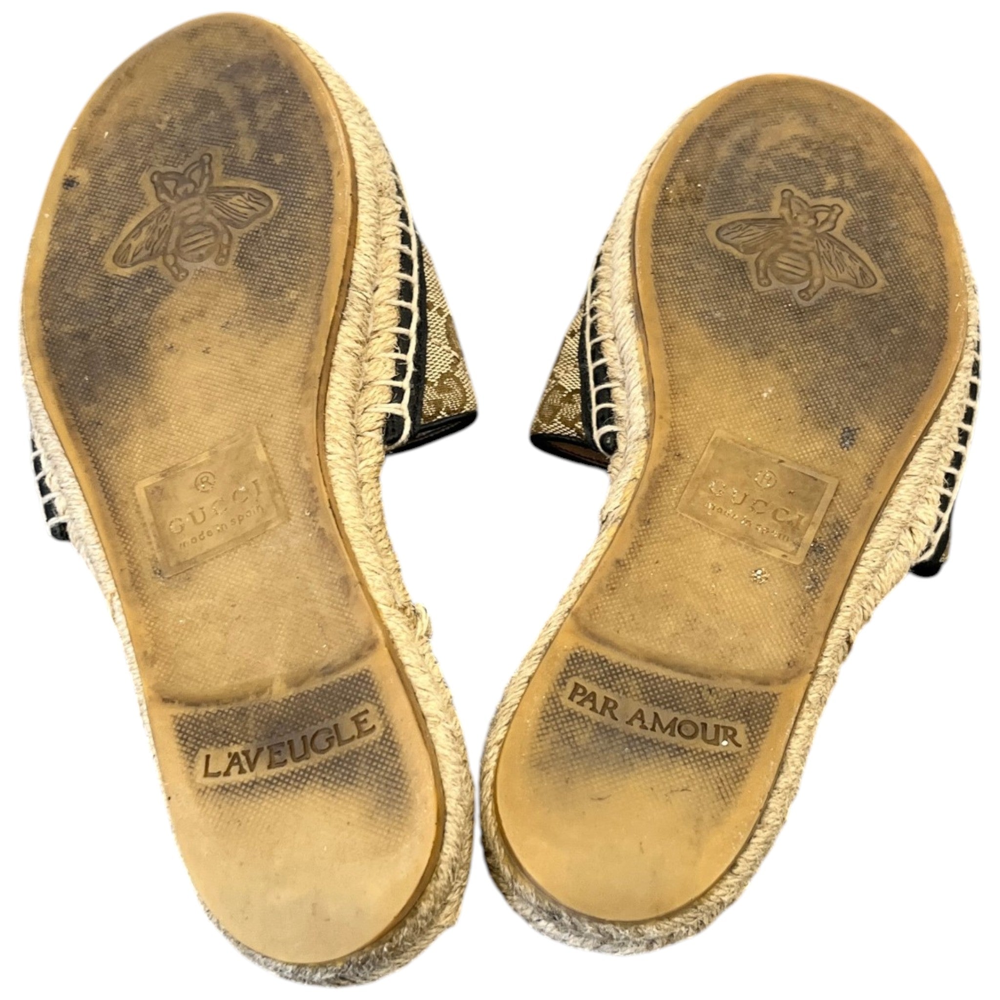 Women's Gg Supreme Slides Beige Size EU 38 / UK 5