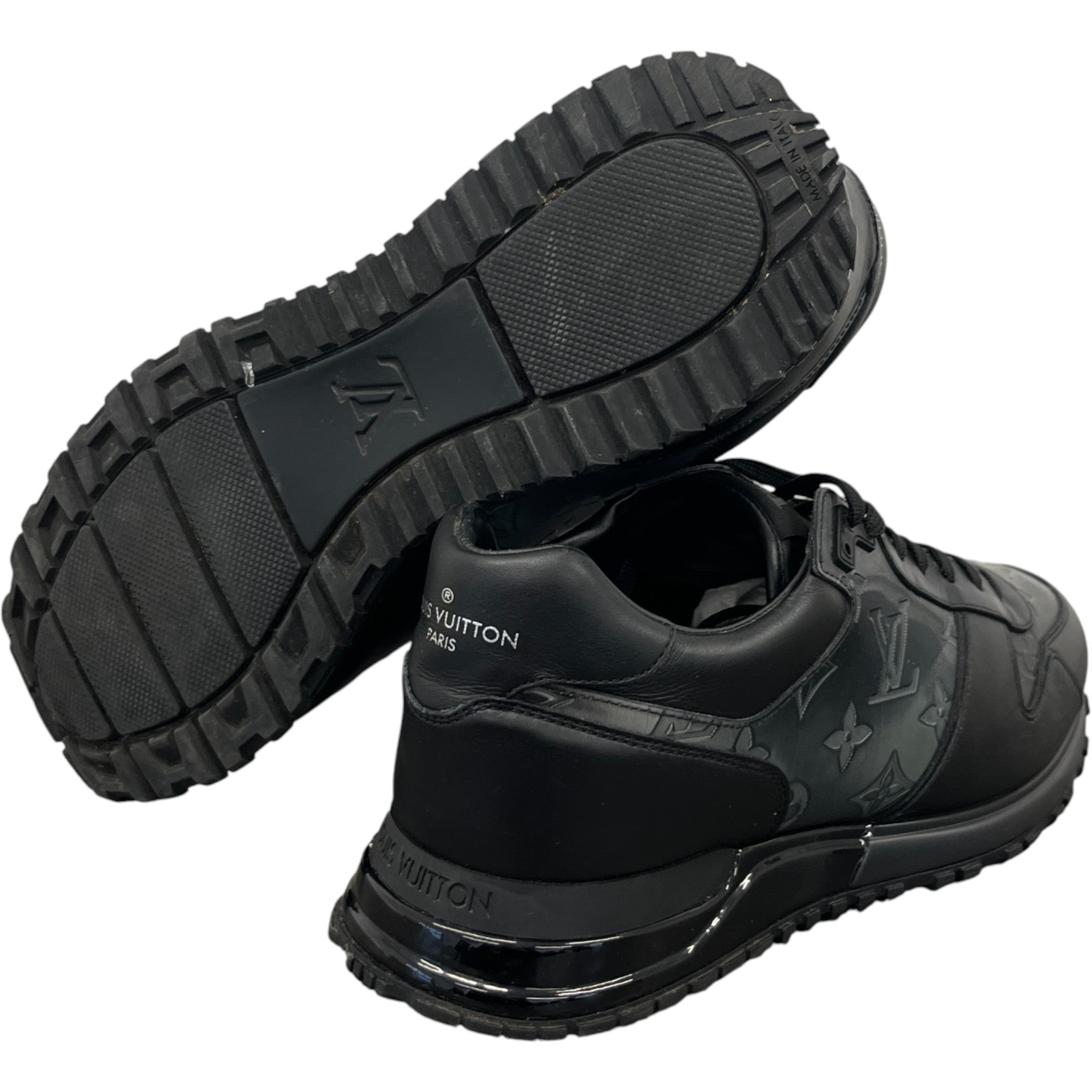 Men's Run Low Trainers Black Size EU 40.5 / UK 6.5