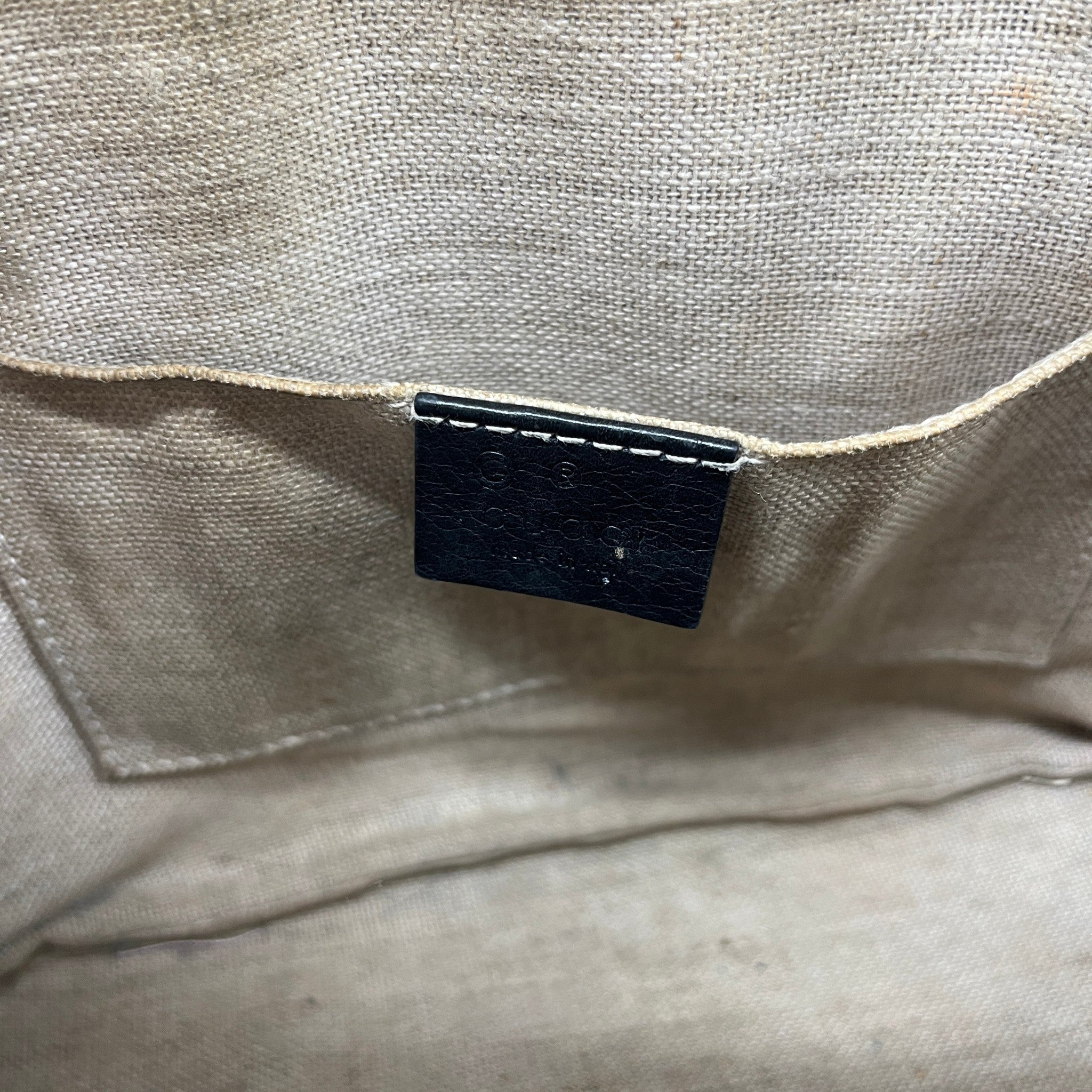 Women's Microguccissima Dome Bag Black