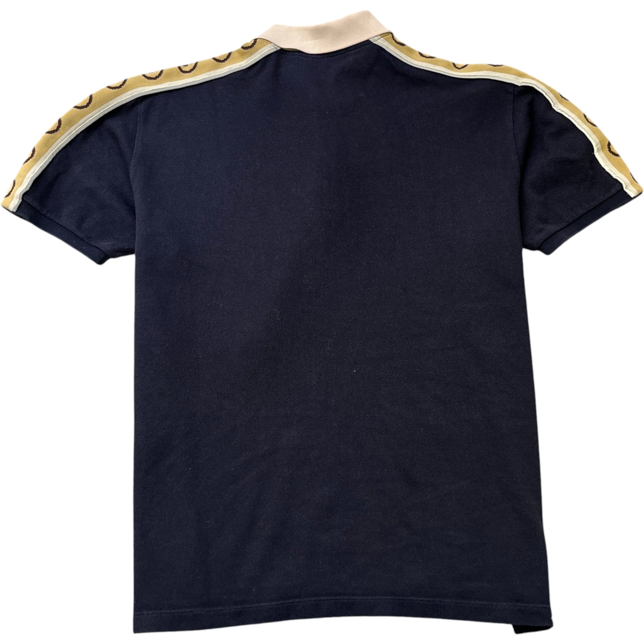 Men's Gg Tape Logo T-Shirt Navy Size L