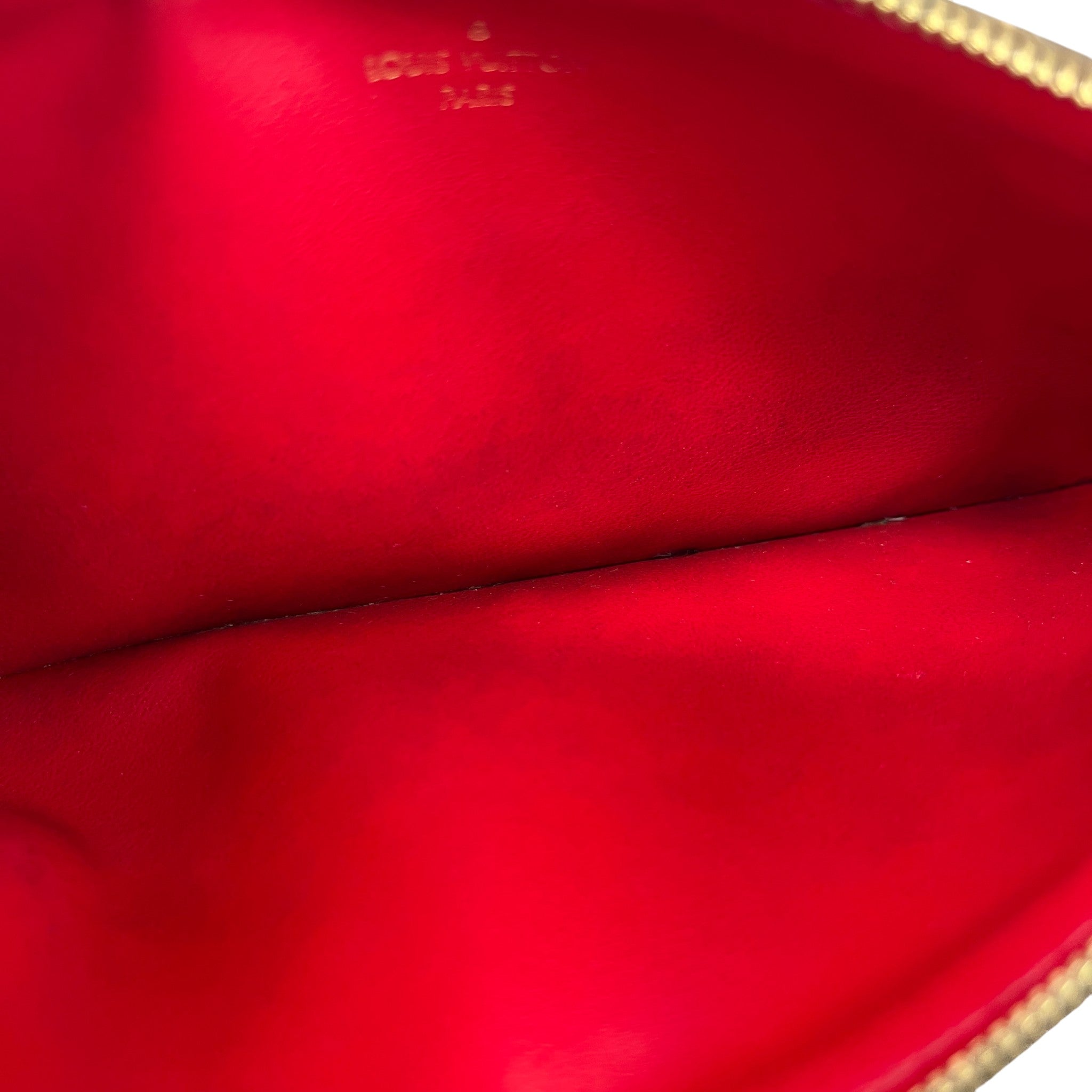 Women's Pochette Felicie Damier Ebene Purse Brown