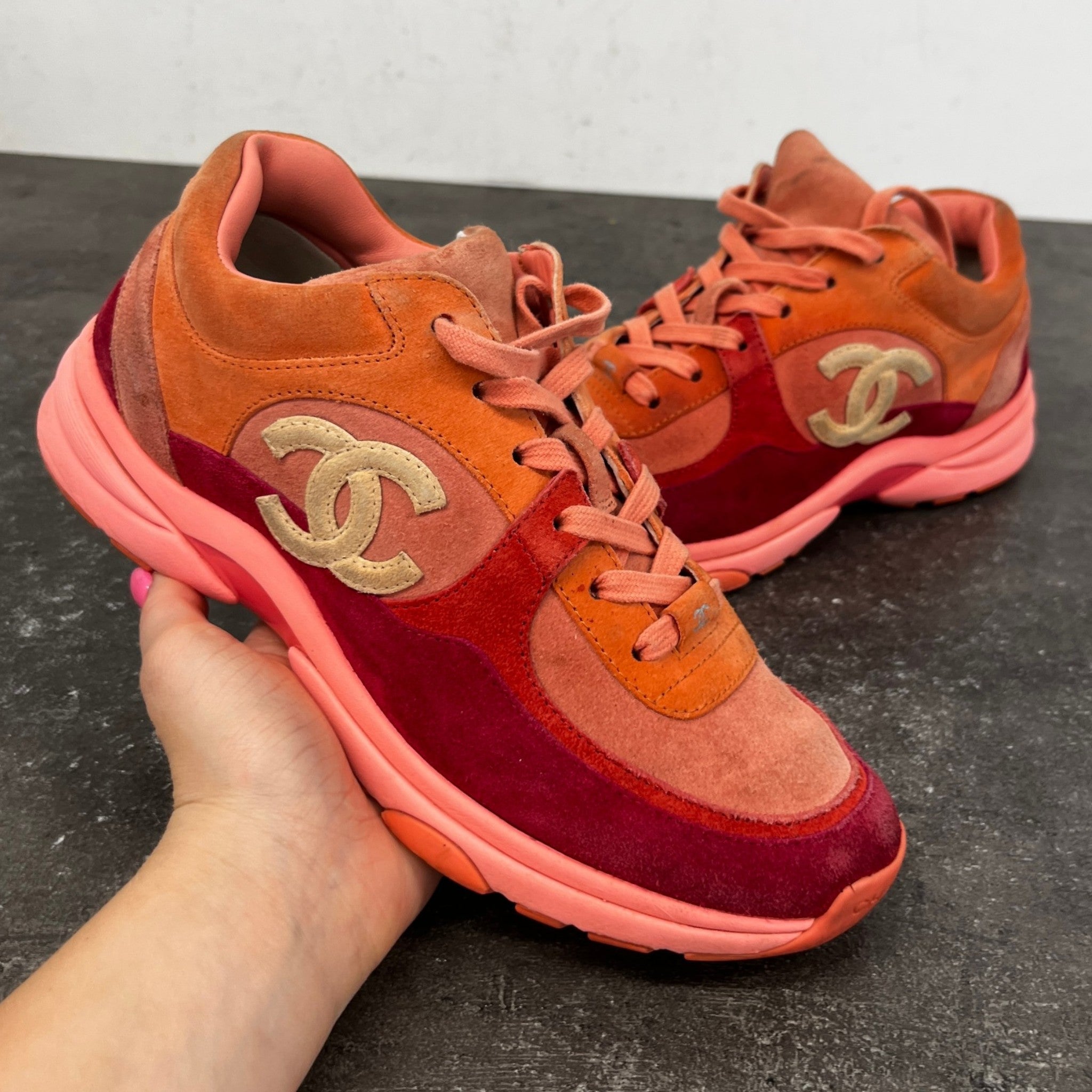 Men's Cc Runner Low Trainers Pink Size EU 39 / UK 5