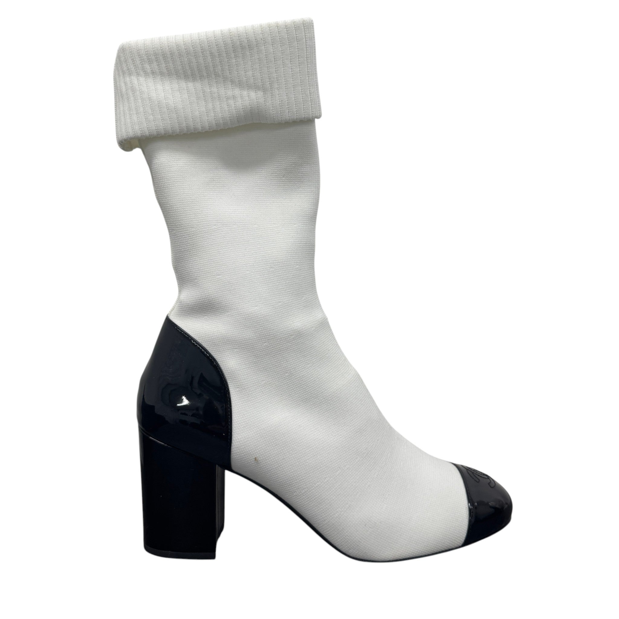 Women's Cc Sock Ankle Boots White Size EU 41 / UK 8