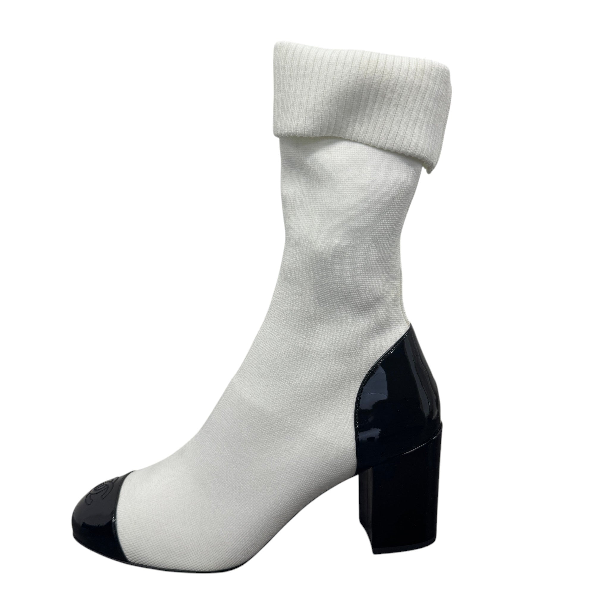 Women's Cc Sock Ankle Boots White Size EU 41 / UK 8