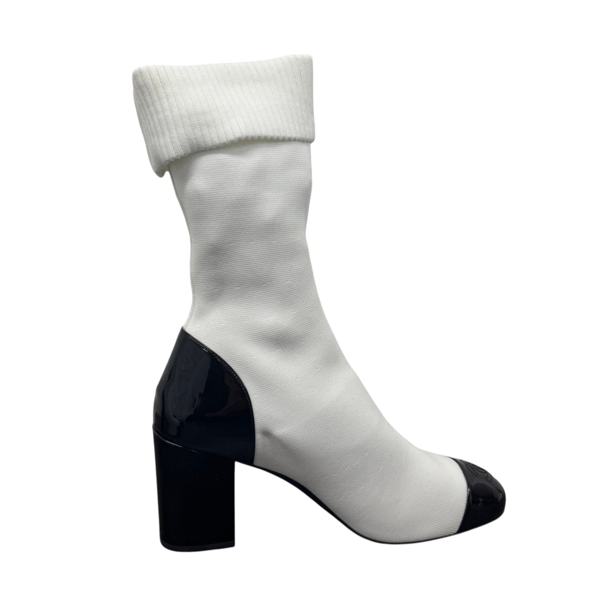 Women's Cc Sock Ankle Boots White Size EU 41 / UK 8