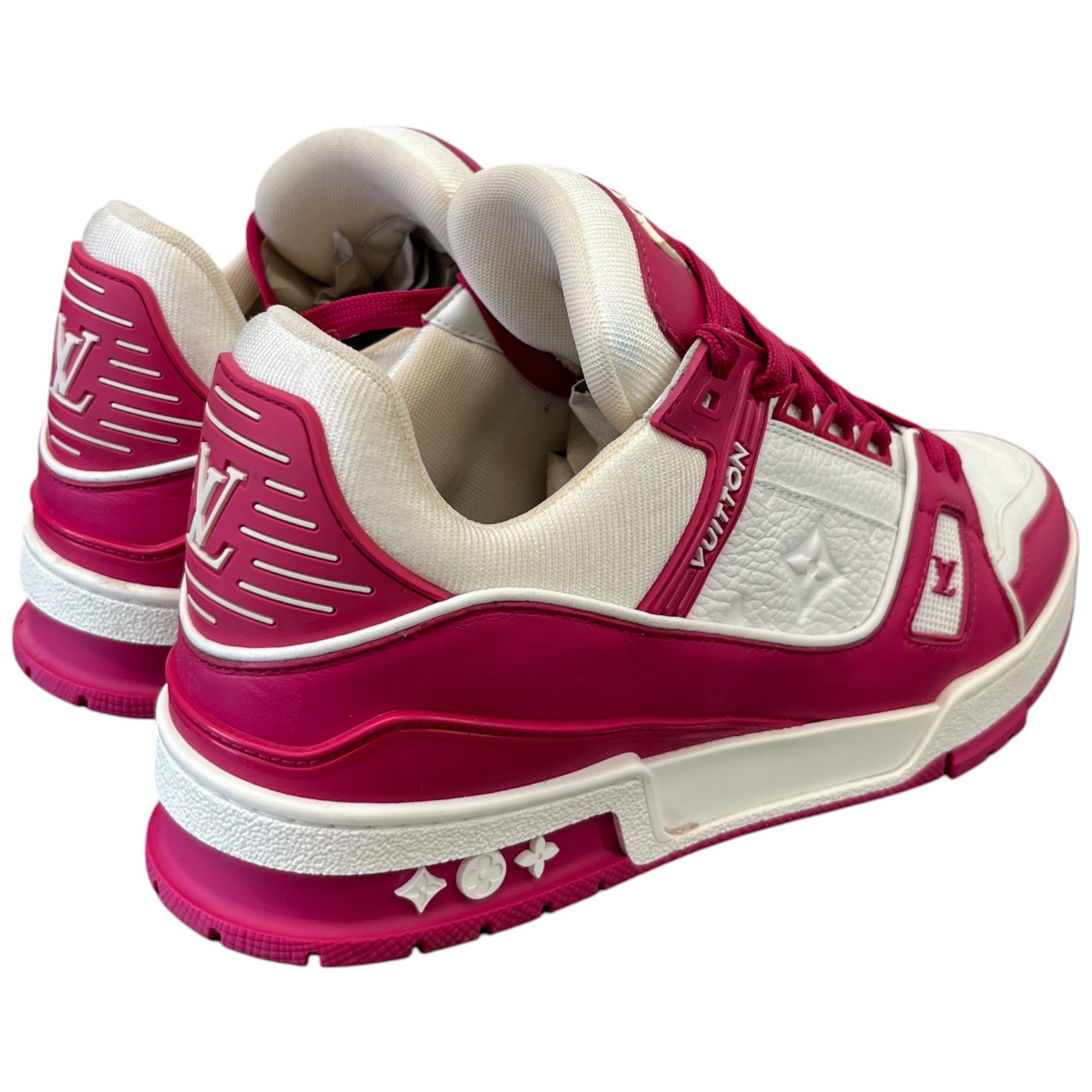 Men's Lv Low Trainers Pink Size EU 41.5 / UK 7.5