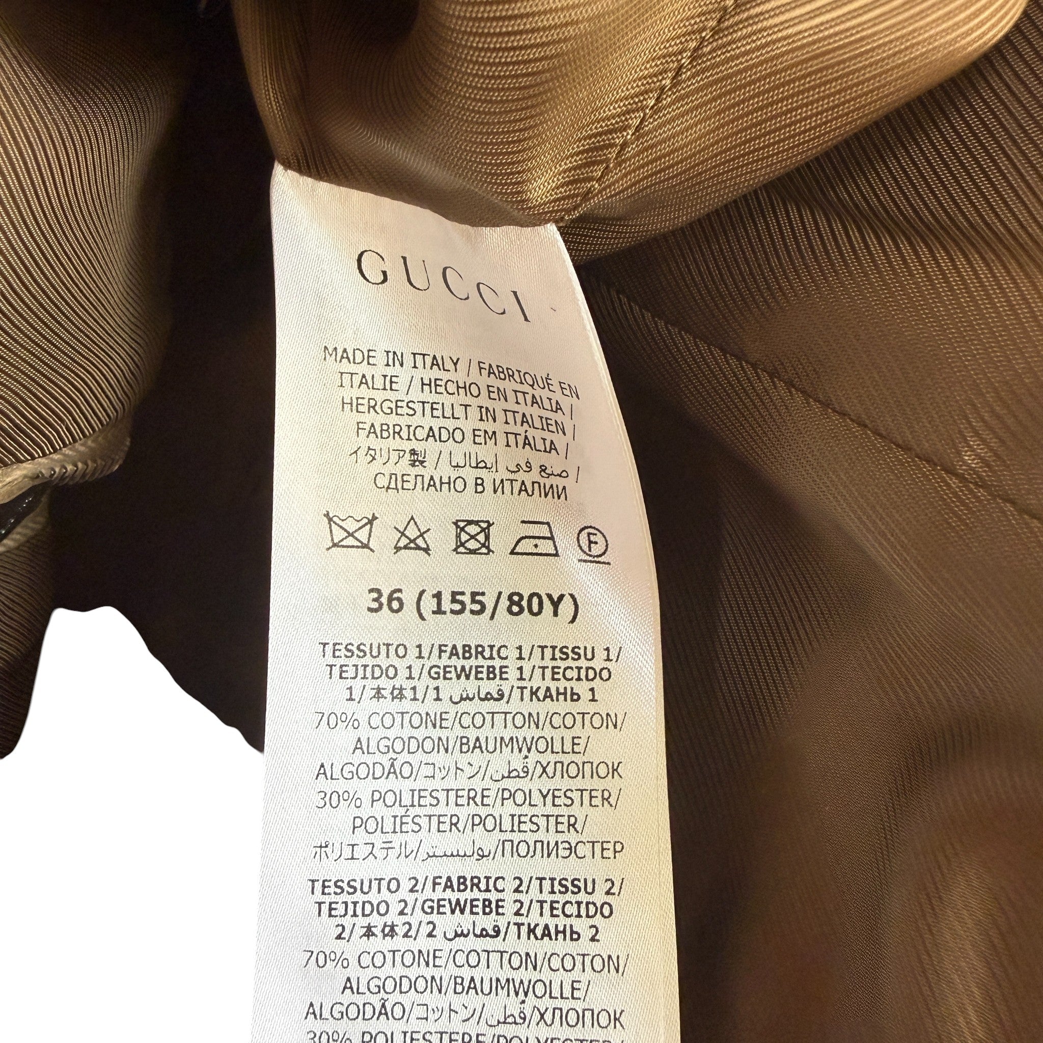 Women's Gg Supreme Gilet Brown Size IT 36 / UK 4