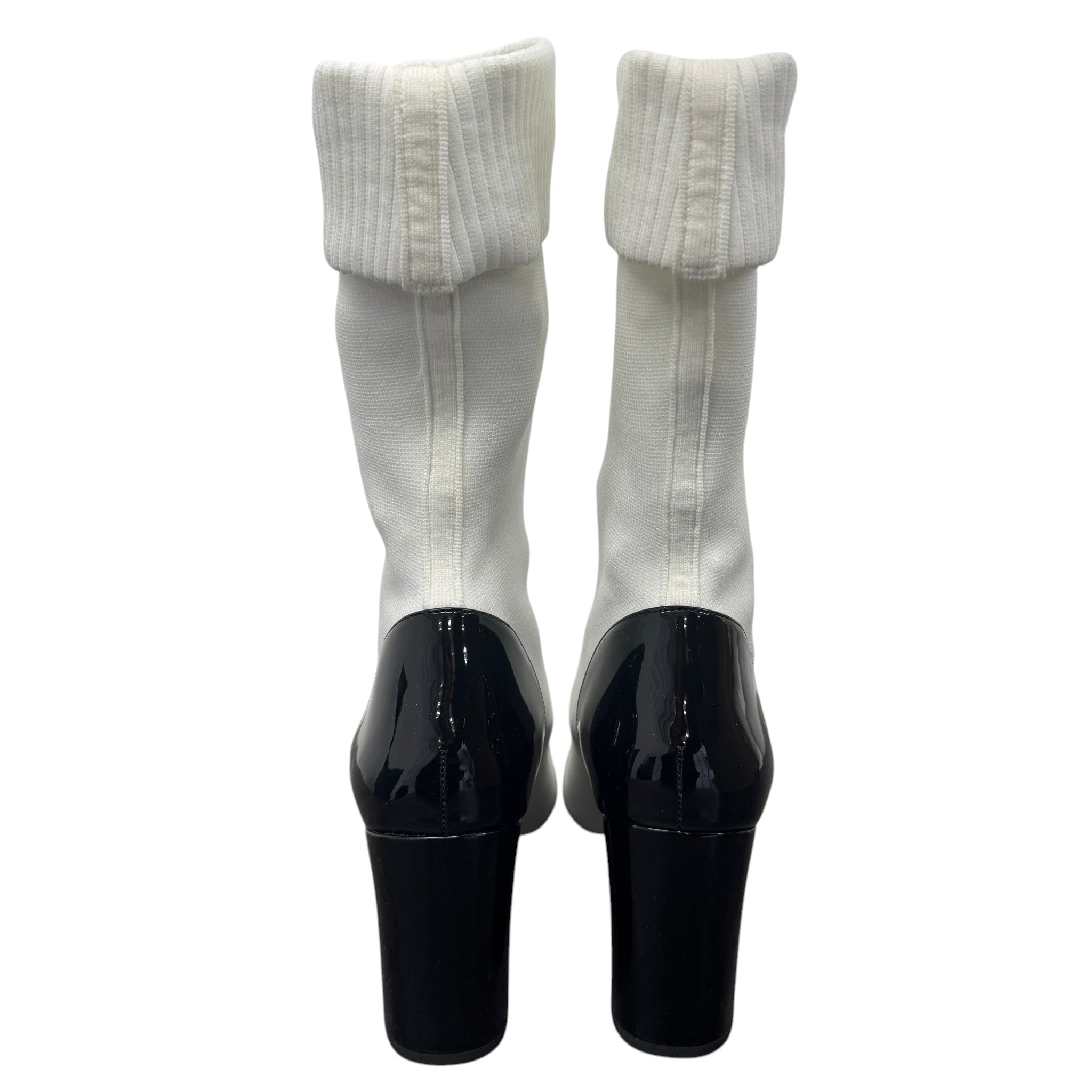 Women's Cc Sock Ankle Boots White Size EU 41 / UK 8