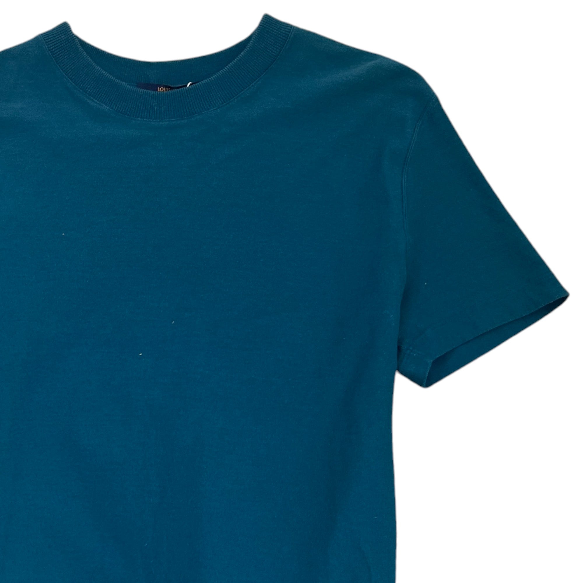 Men's Jacquard Velour T-Shirt Green Size S