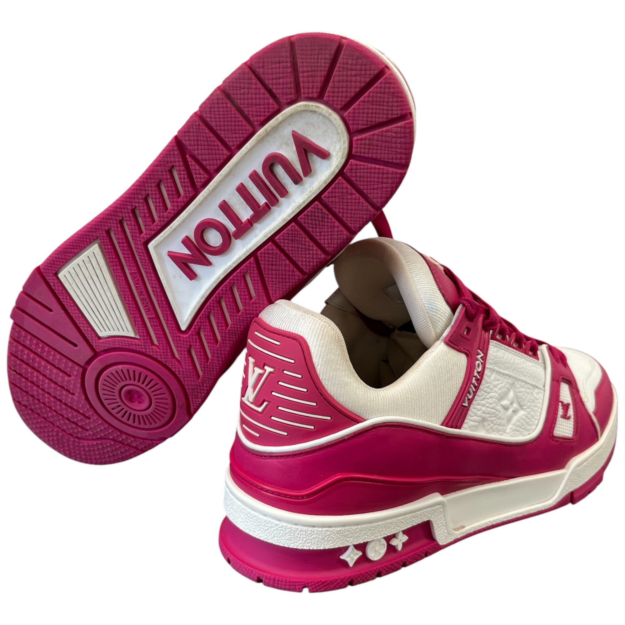Men's Lv Low Trainers Pink Size EU 41.5 / UK 7.5