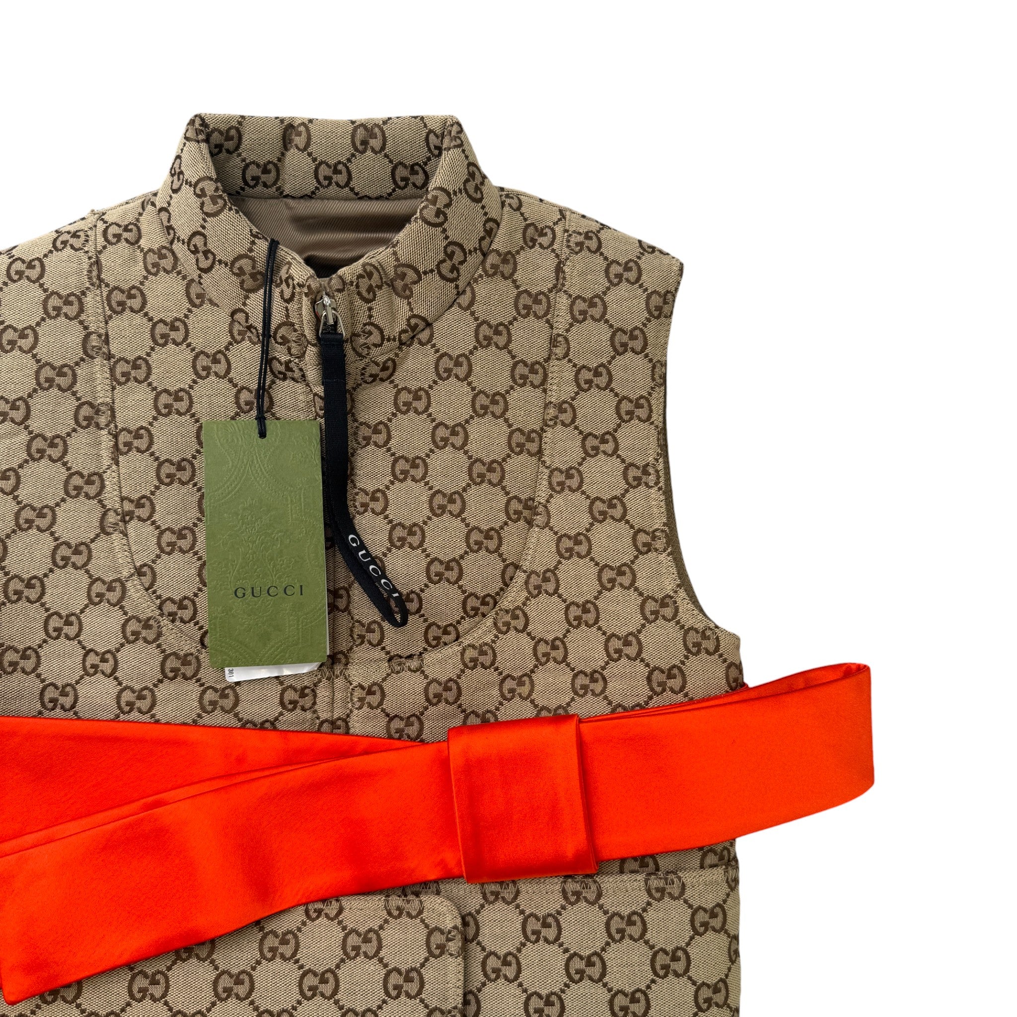 Women's Gg Supreme Gilet Brown Size IT 36 / UK 4