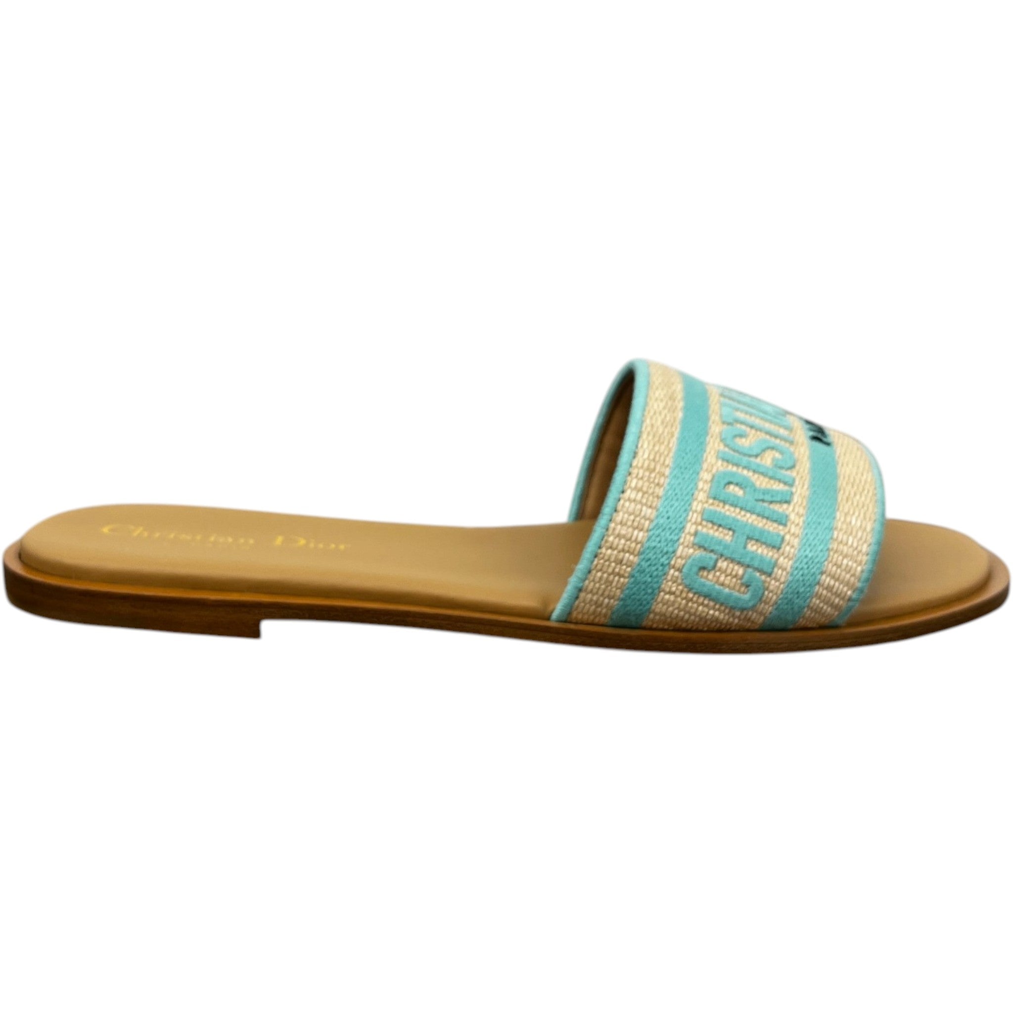 Women's Dway Slides Green Size EU 37.5 / UK 4.5