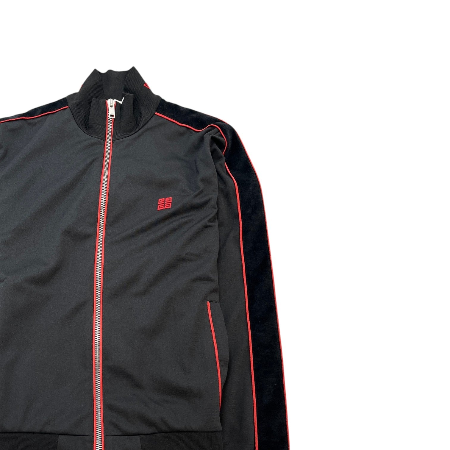 Men's Logo Print Jacket Black Size M