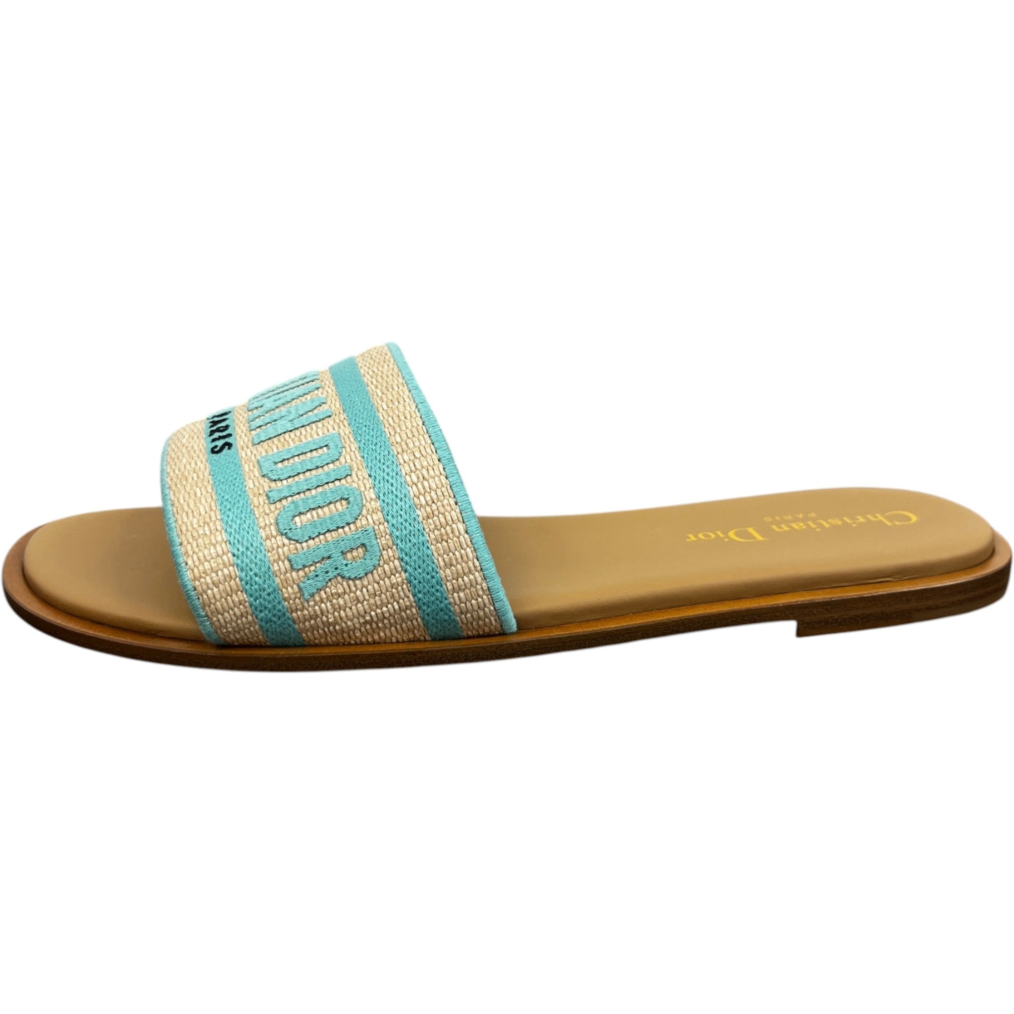 Women's Dway Slides Green Size EU 37.5 / UK 4.5