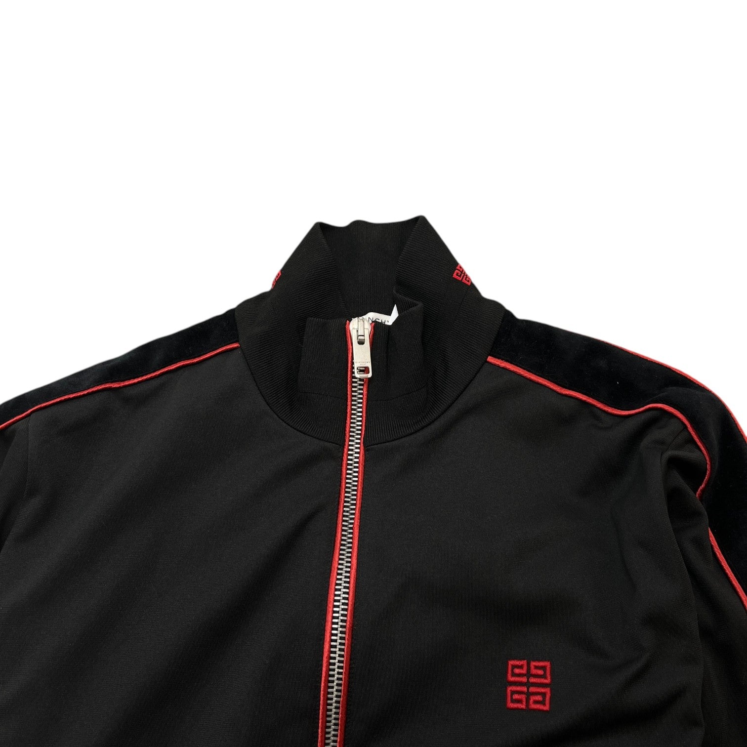 Men's Logo Print Jacket Black Size M