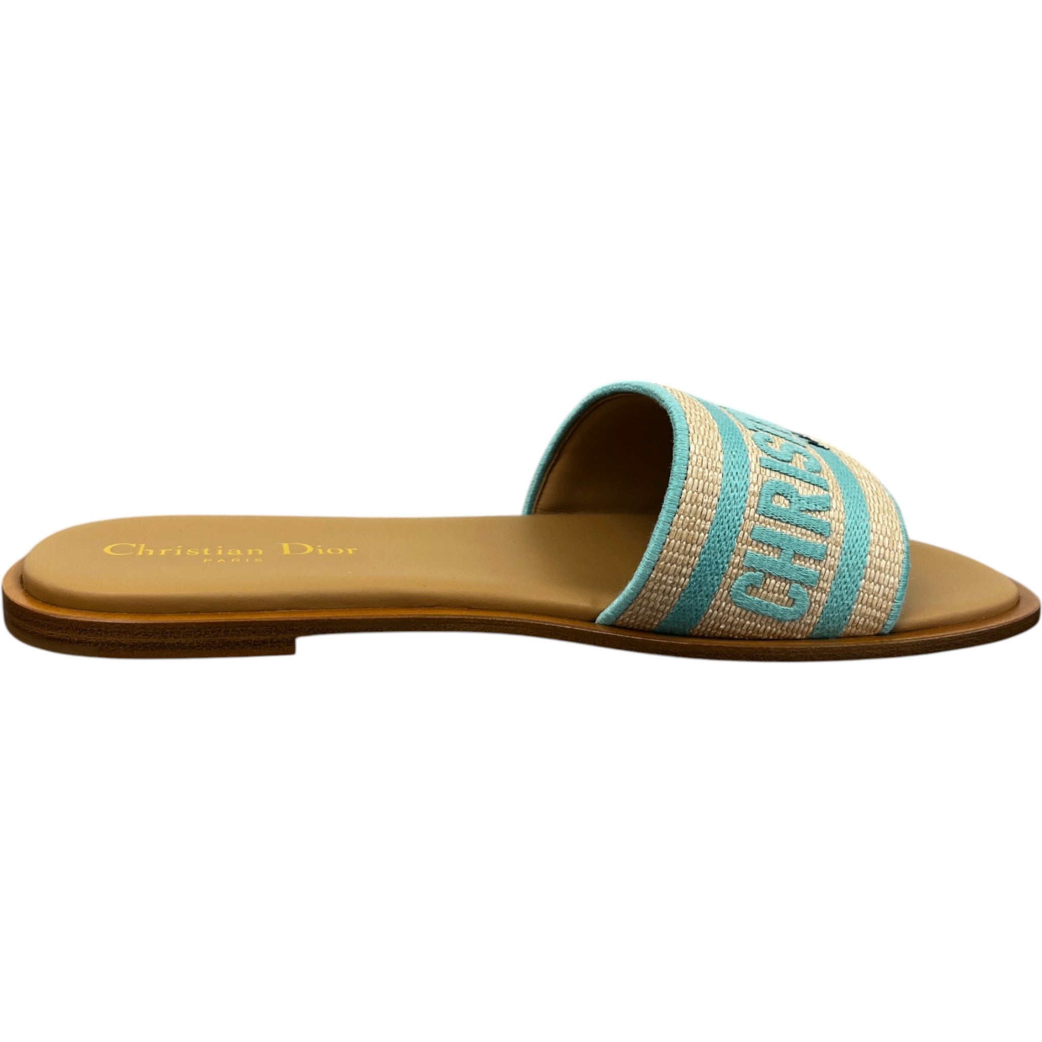 Women's Dway Slides Green Size EU 37.5 / UK 4.5