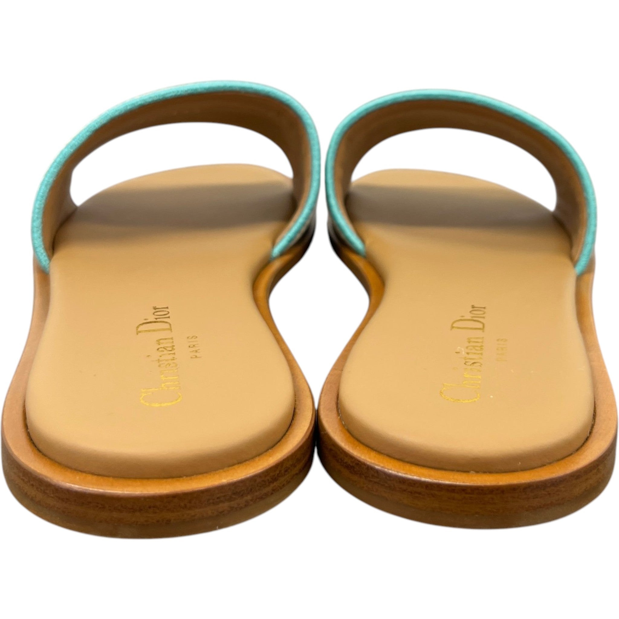 Women's Dway Slides Green Size EU 37.5 / UK 4.5