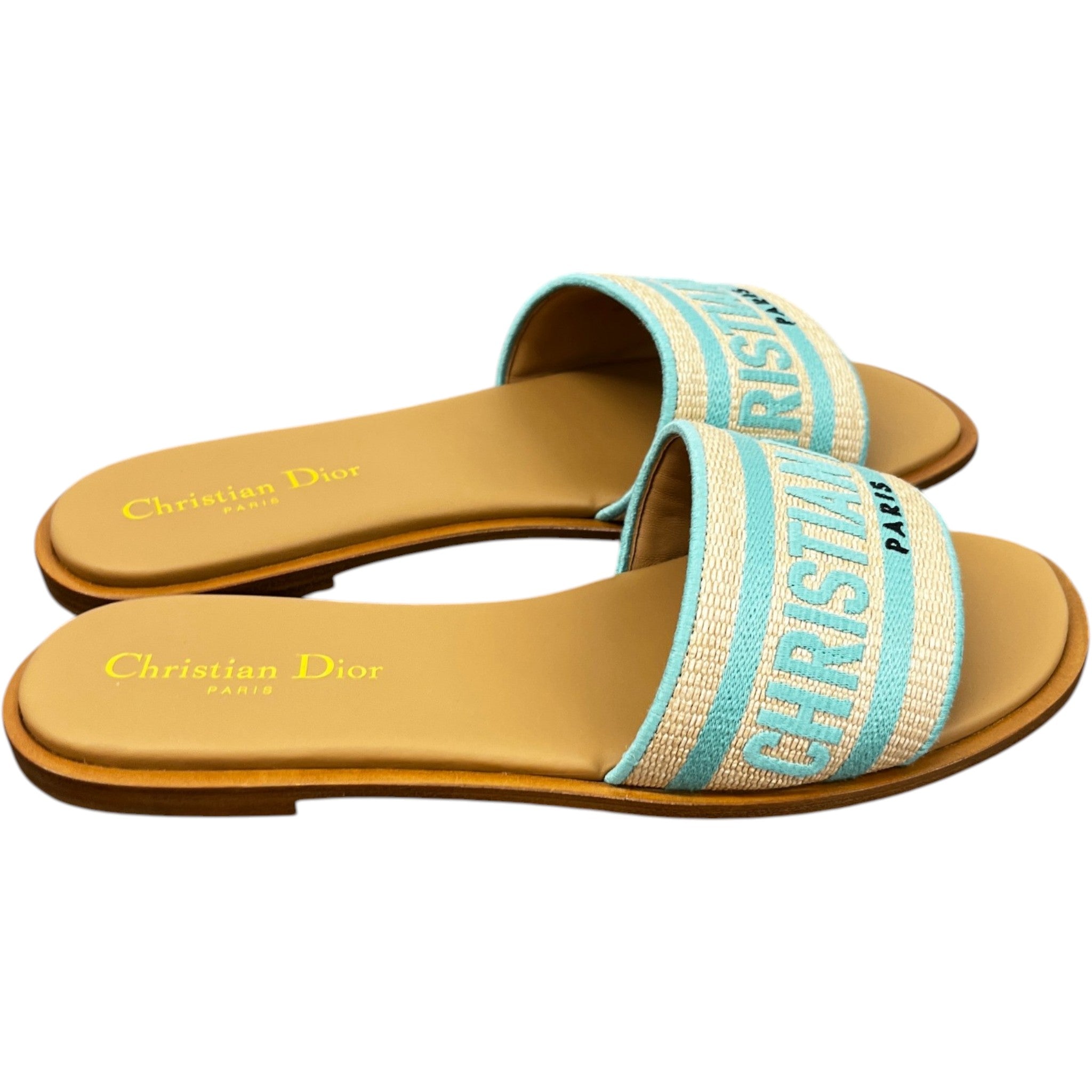 Women's Dway Slides Green Size EU 37.5 / UK 4.5