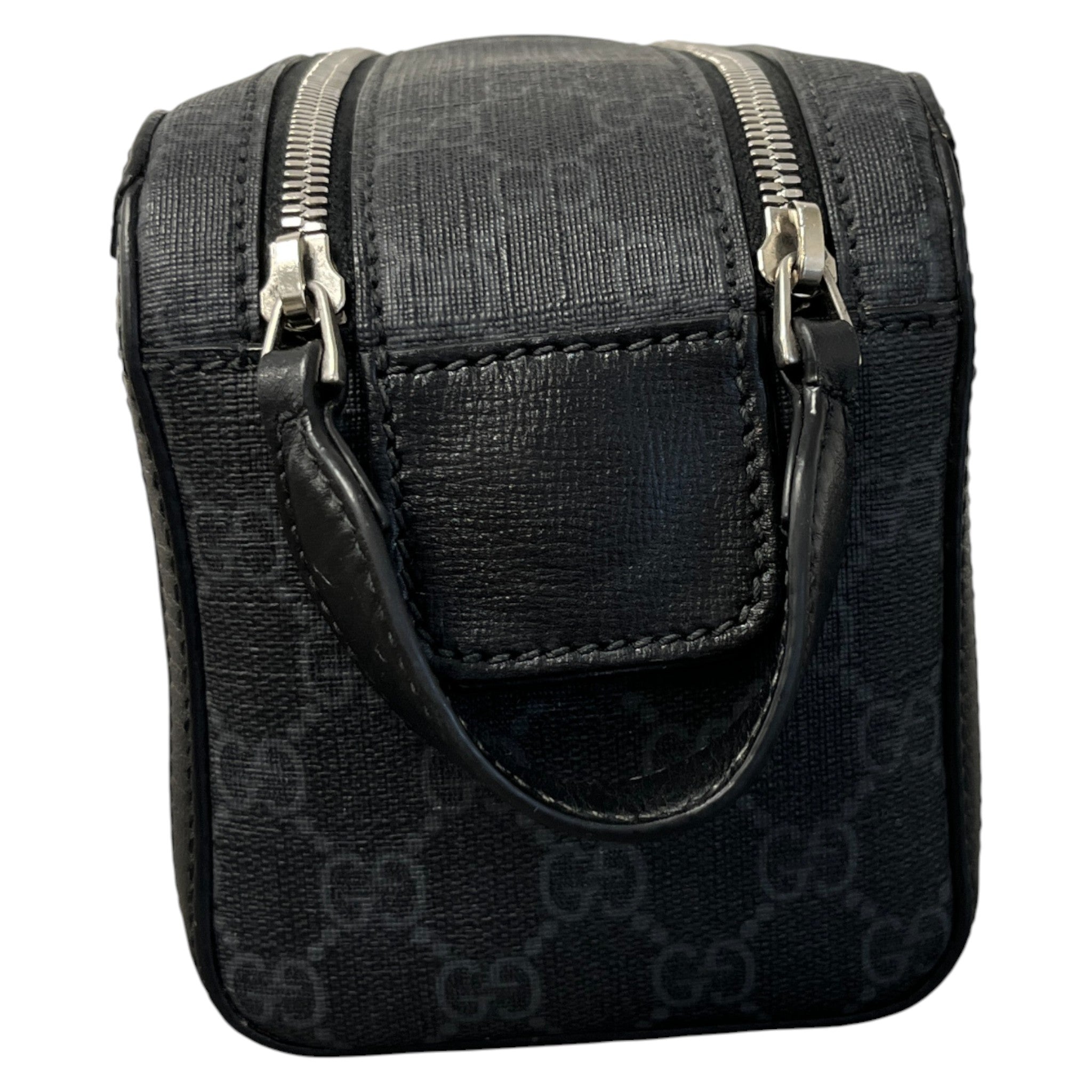 Men's Ophidia Gg Supreme Toiletry Bag Black