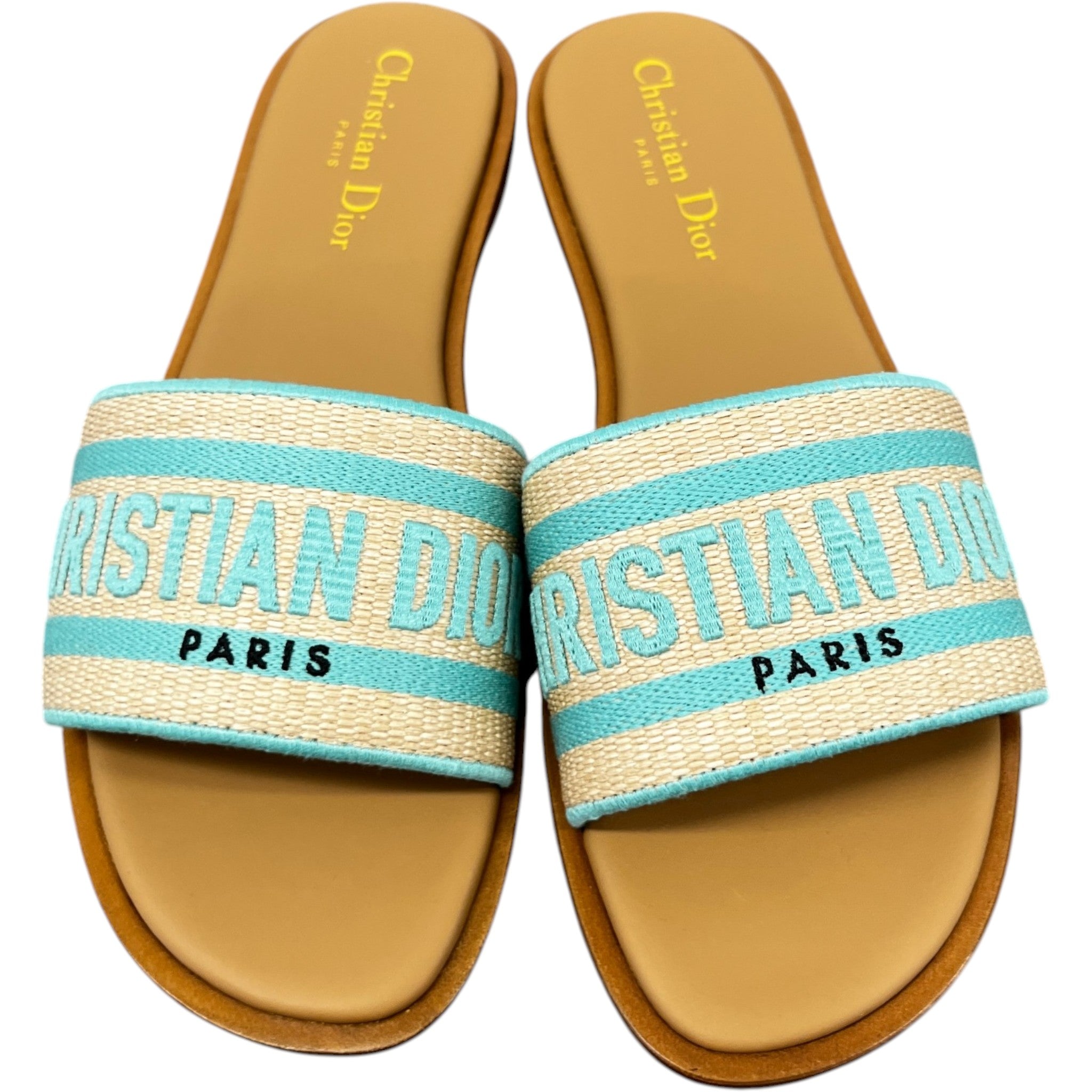 Women's Dway Slides Green Size EU 37.5 / UK 4.5