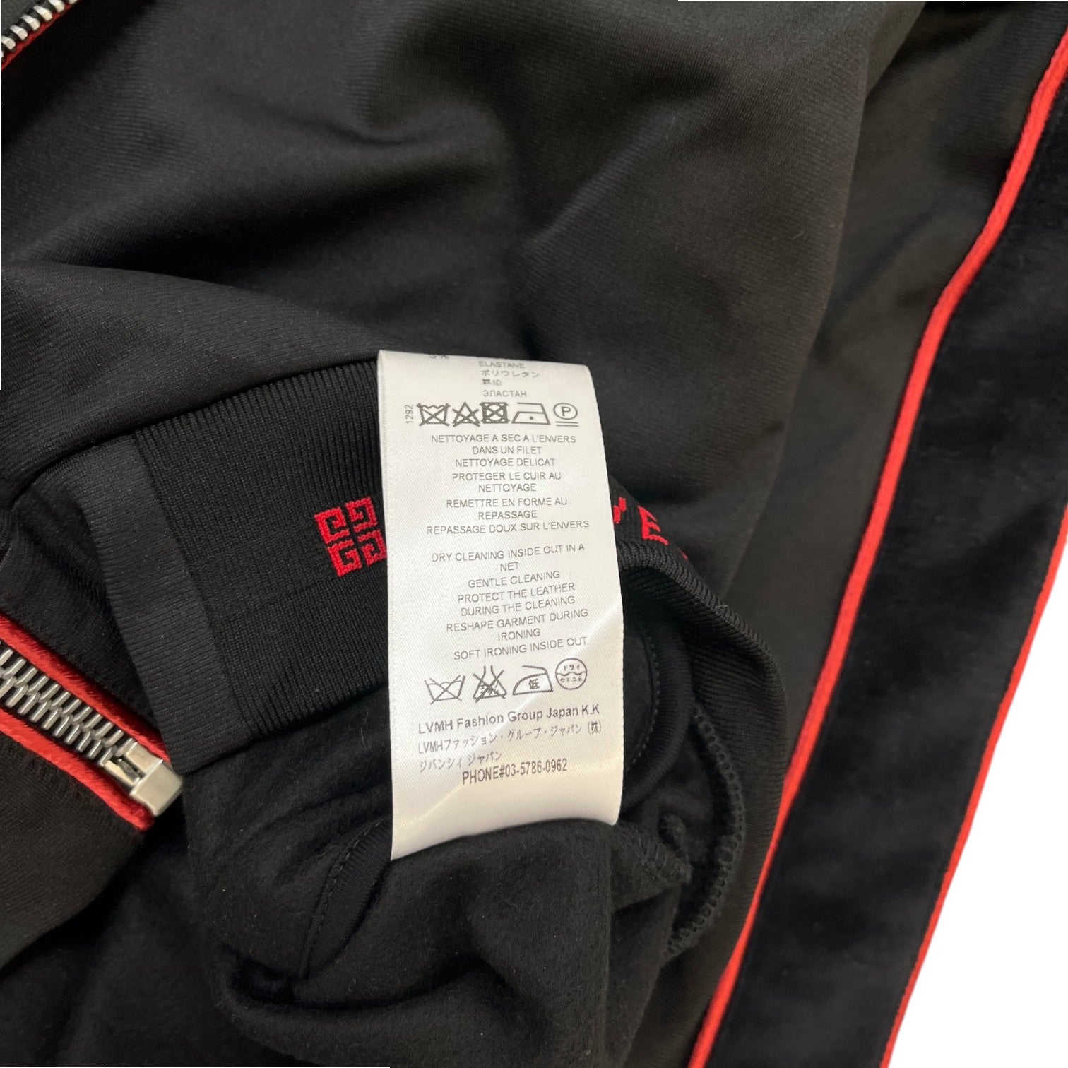 Men's Logo Print Jacket Black Size M