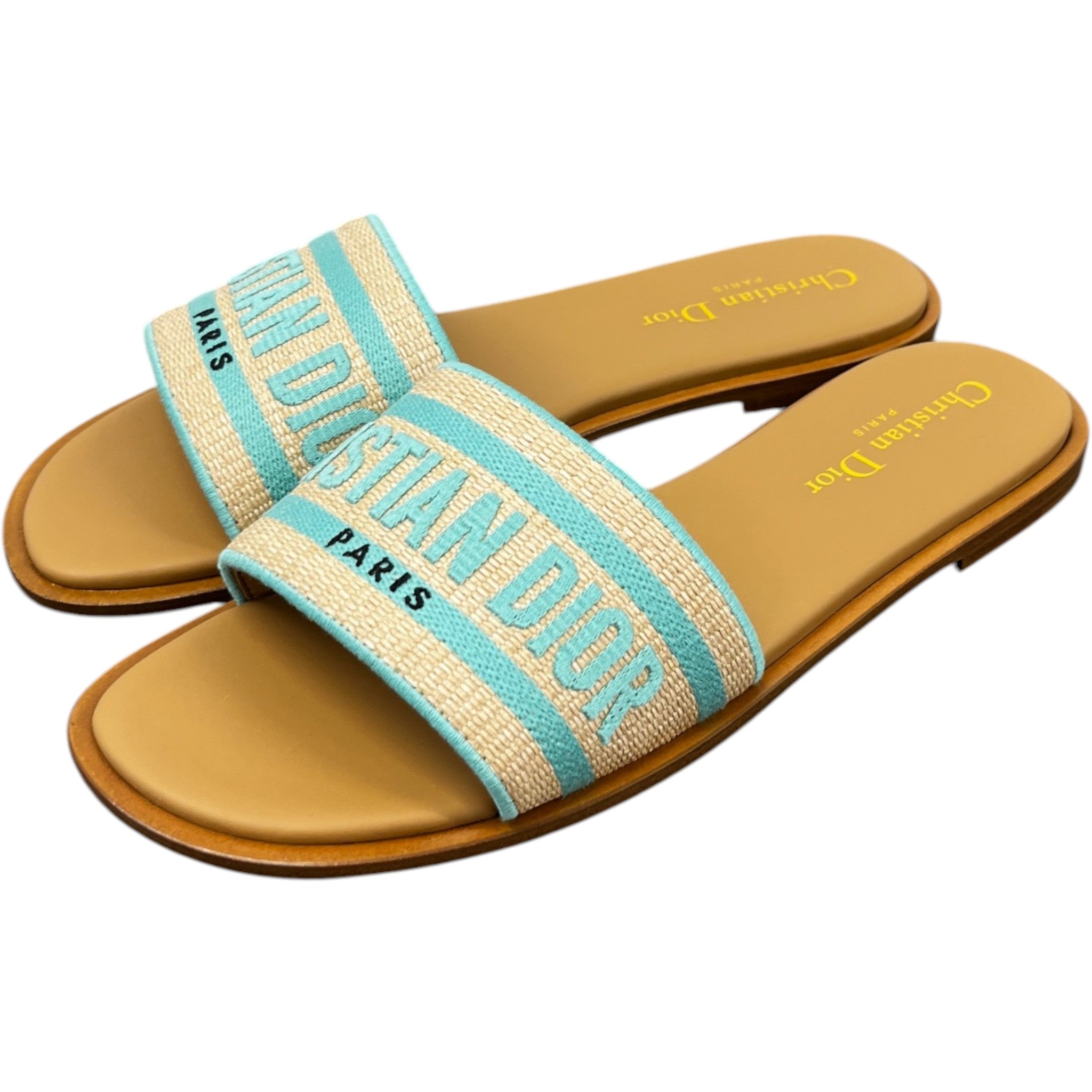Women's Dway Slides Green Size EU 37.5 / UK 4.5