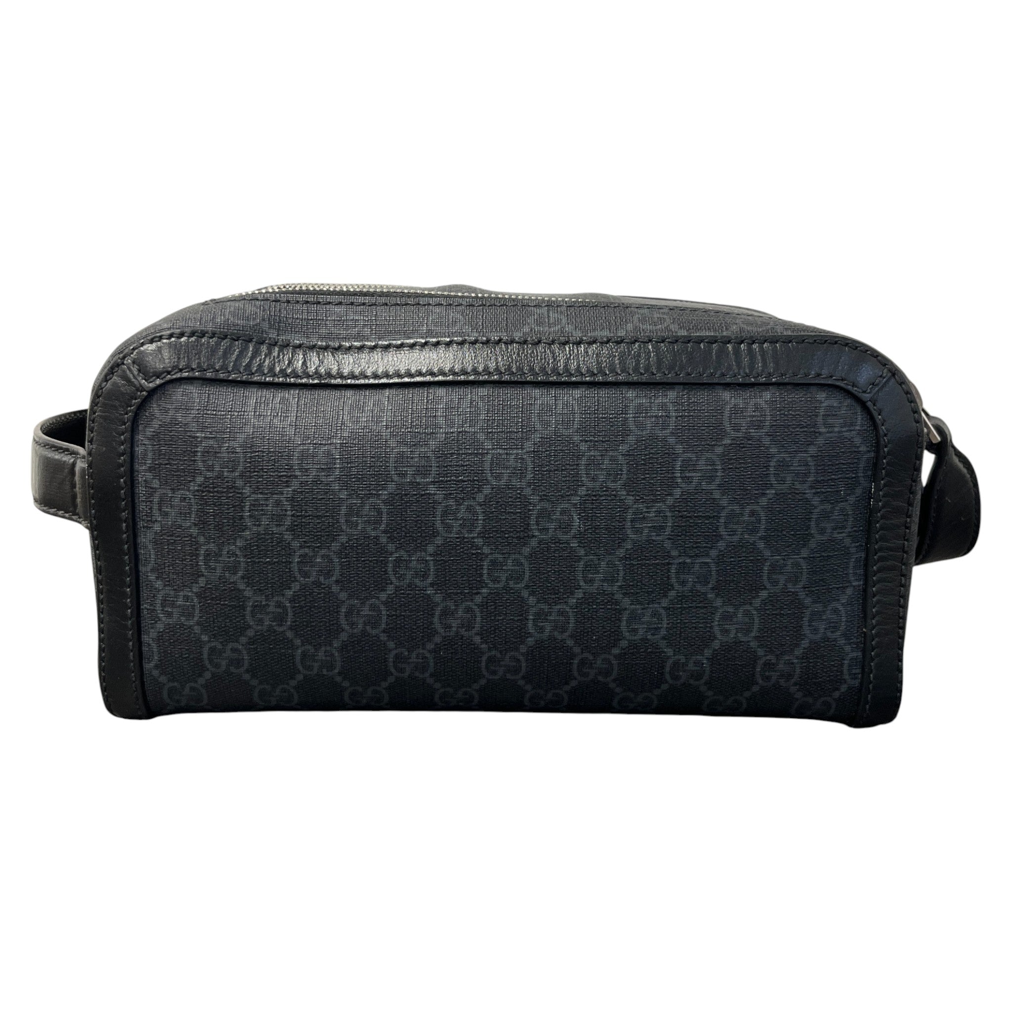 Men's Ophidia Gg Supreme Toiletry Bag Black