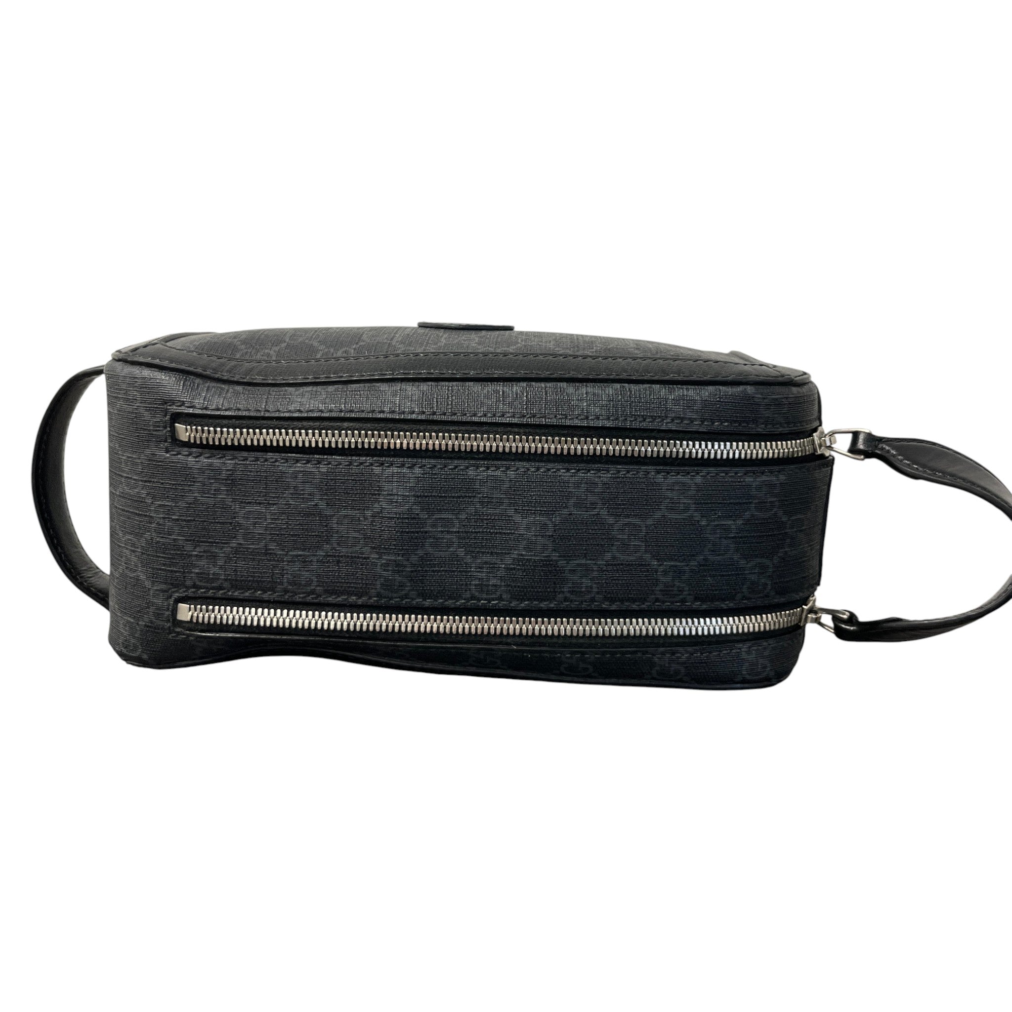 Men's Ophidia Gg Supreme Toiletry Bag Black