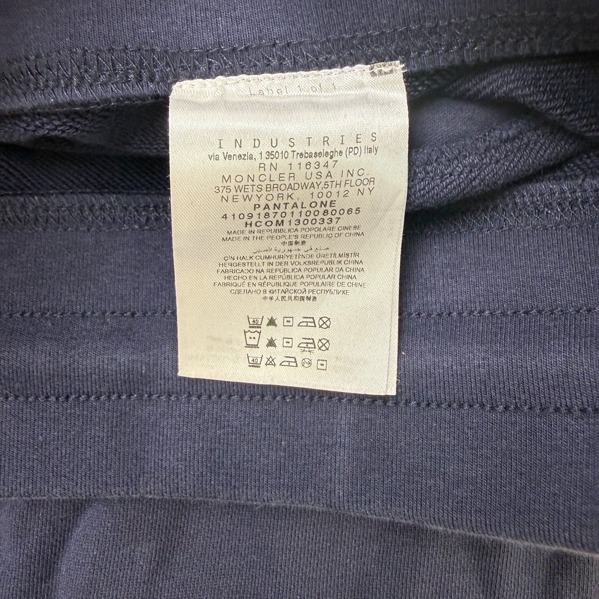 Men's Pantalone Joggers Navy Size XXXL