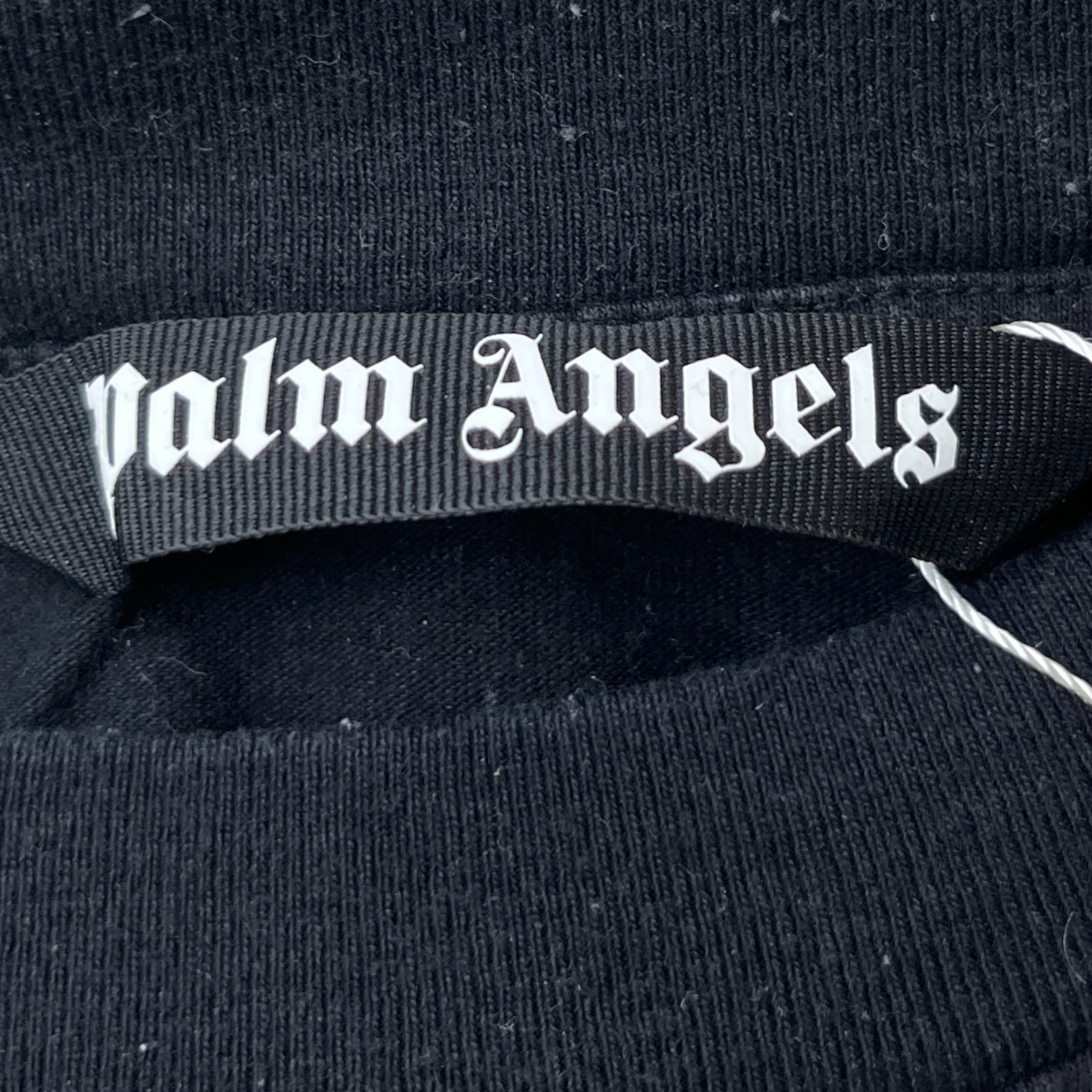 Men's Spray Logo Print T-Shirt Black Size M