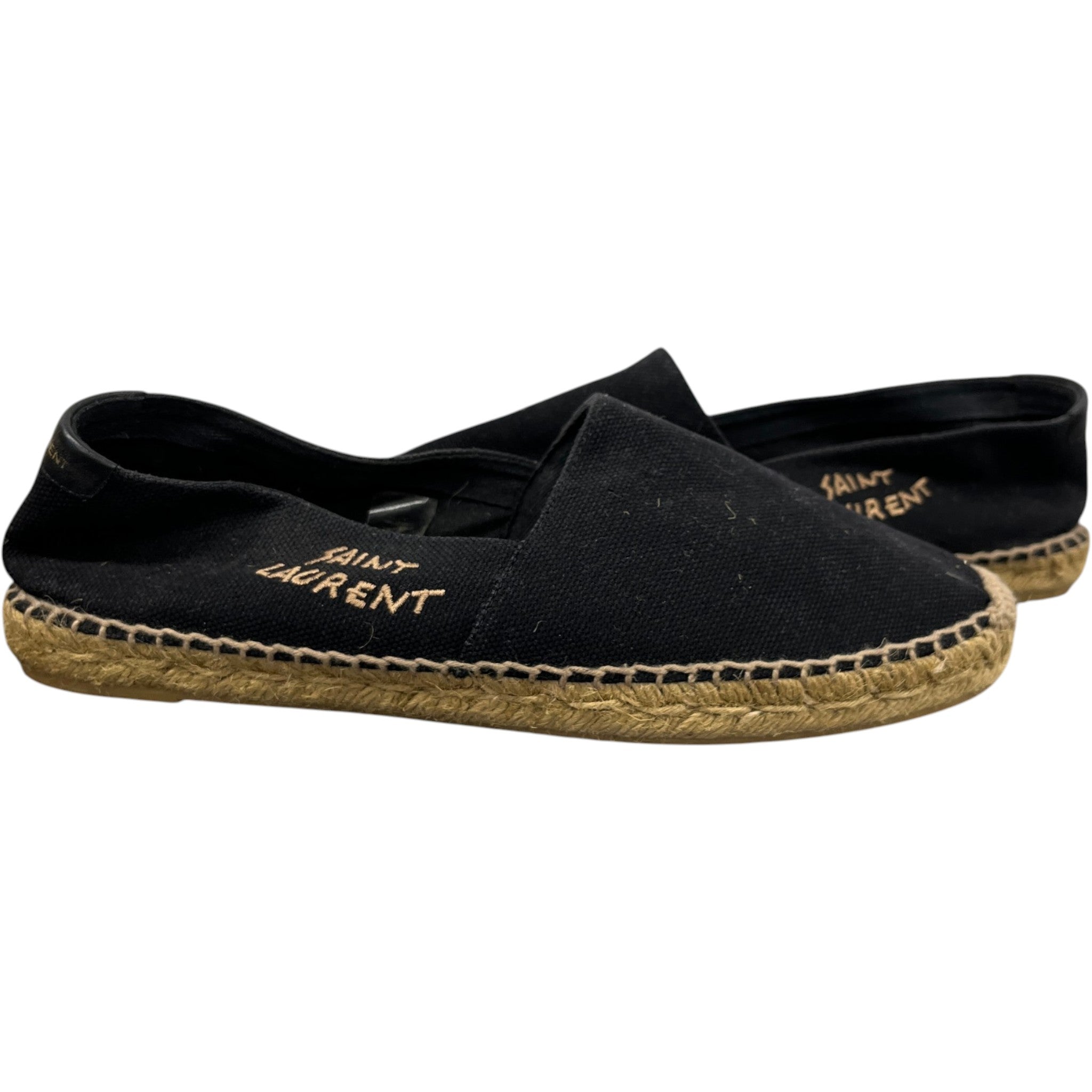 Women's Logo Print Espadrilles Black Size EU 40 / UK 7