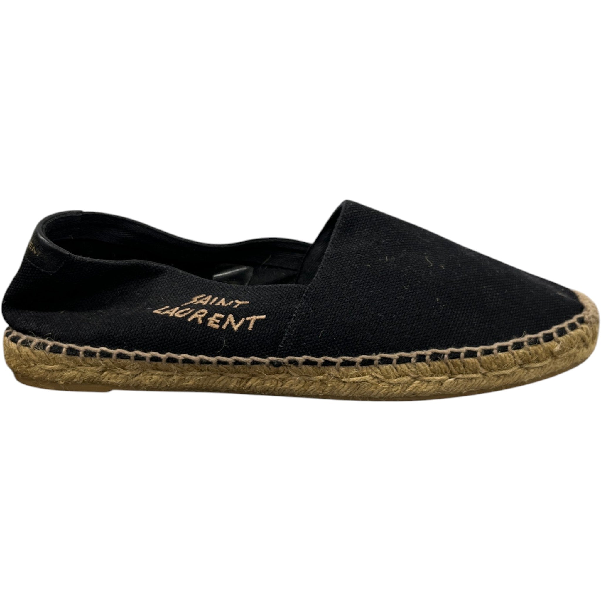 Women's Logo Print Espadrilles Black Size EU 40 / UK 7