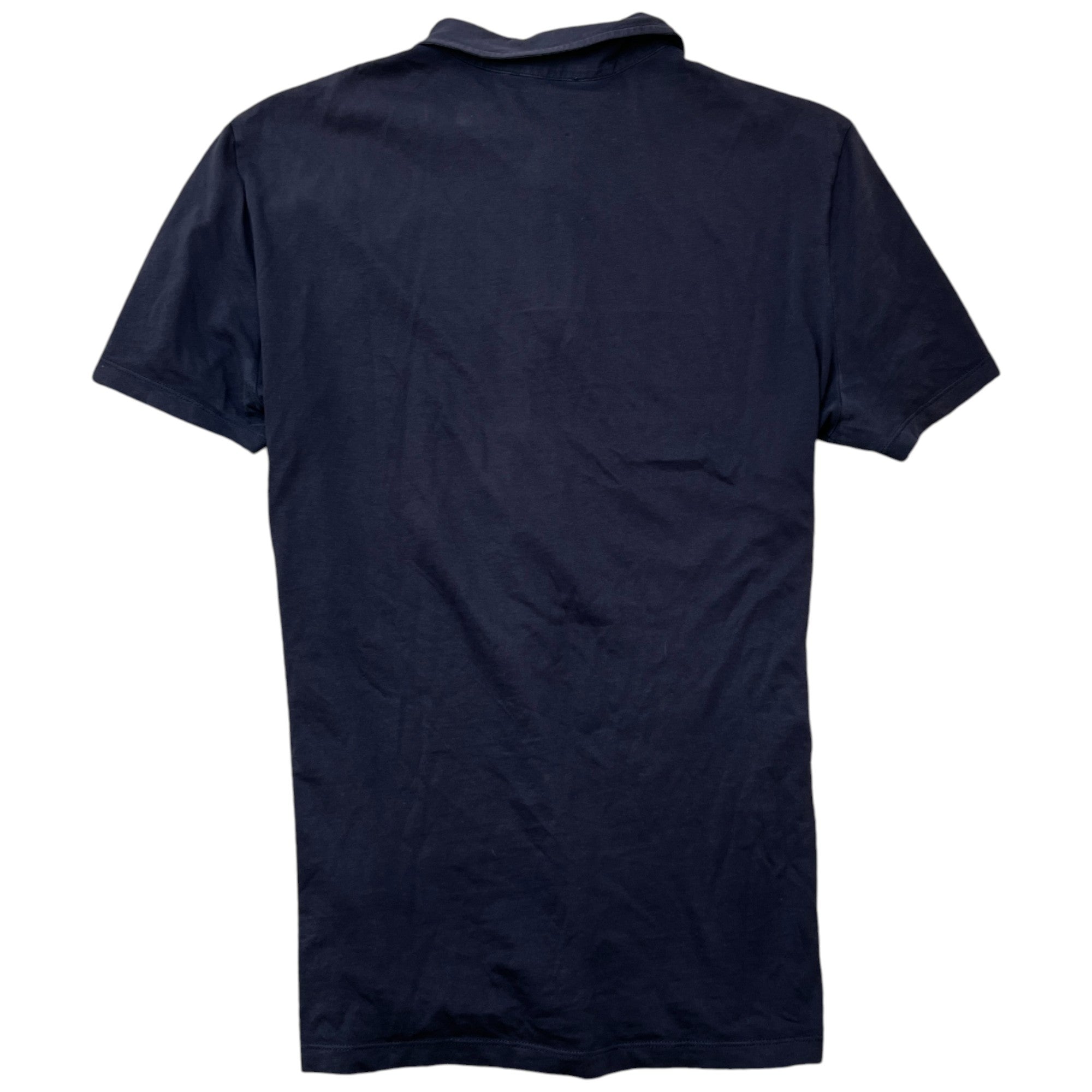 Men's Medusa Logo Polo Shirt Navy Size S