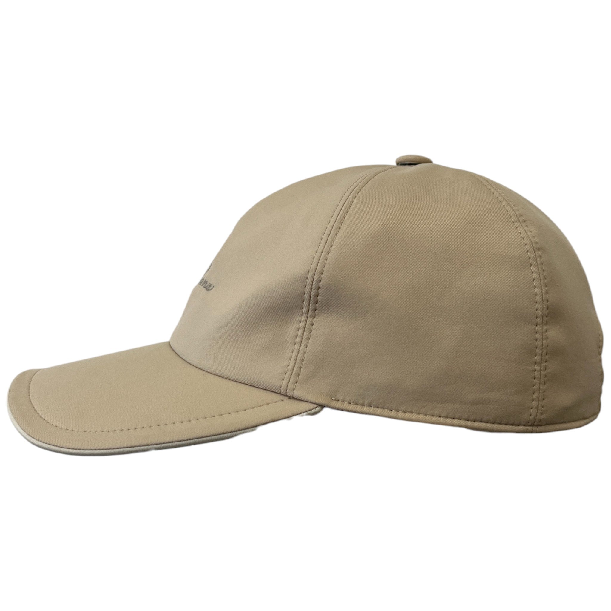 Men's Embroidered Logo Cap Beige Size S