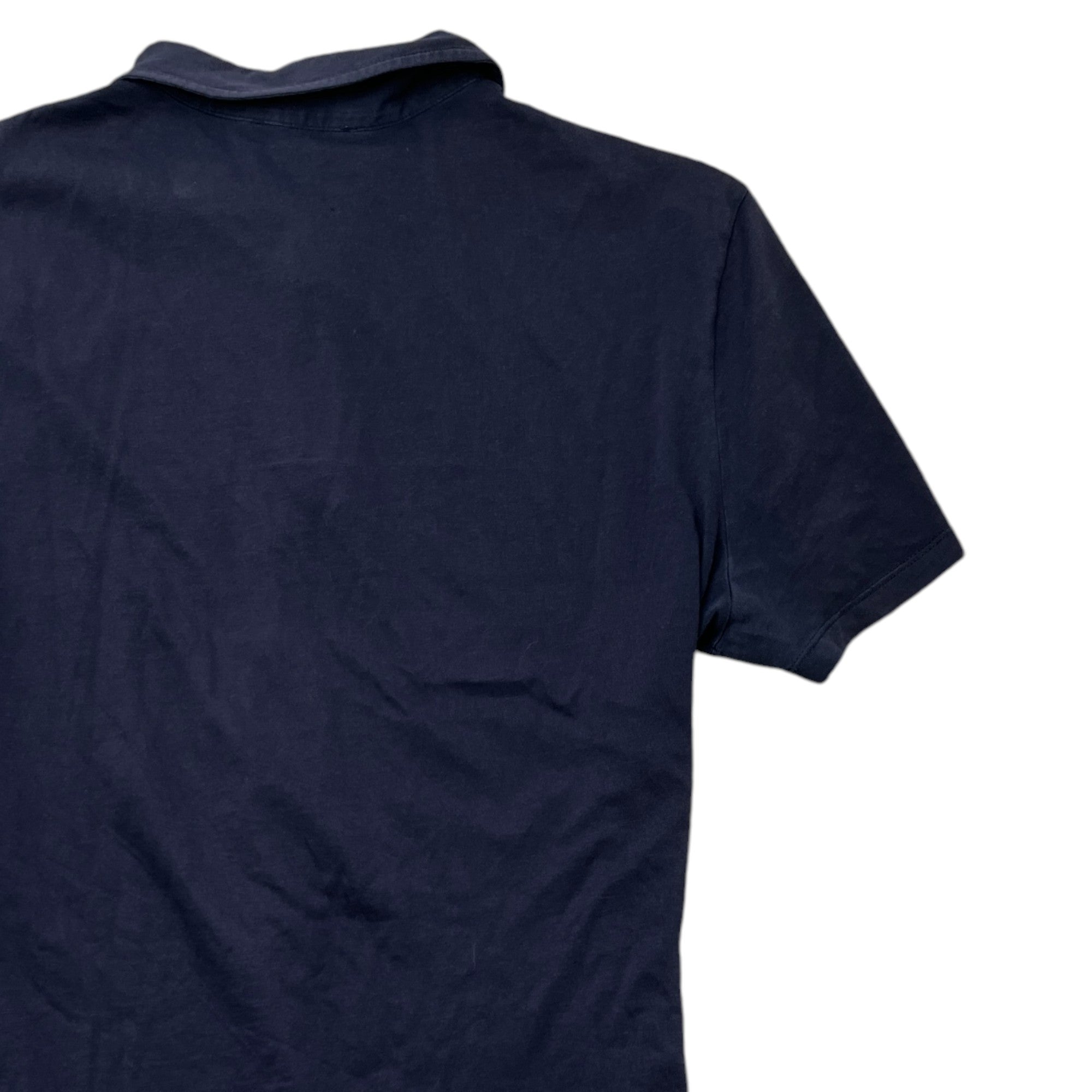 Men's Medusa Logo Polo Shirt Navy Size S