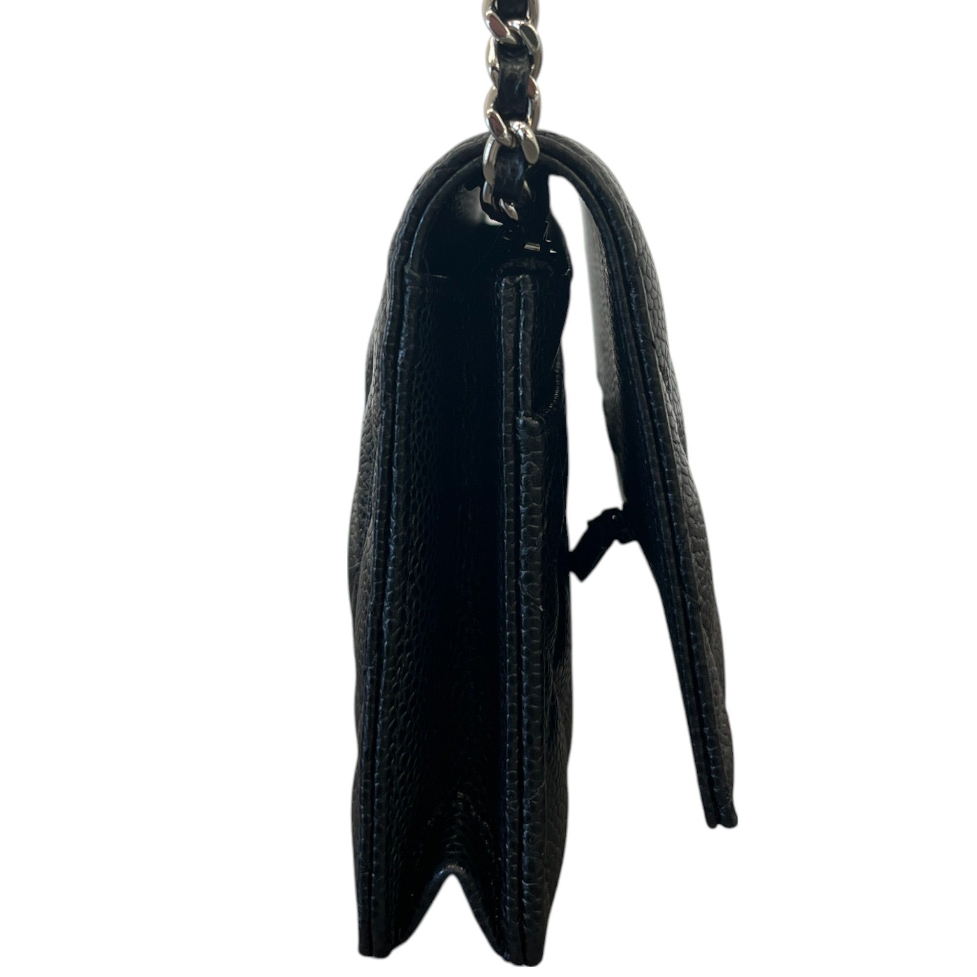 Women's Woc Wallet On Chain Caviar Bag Black