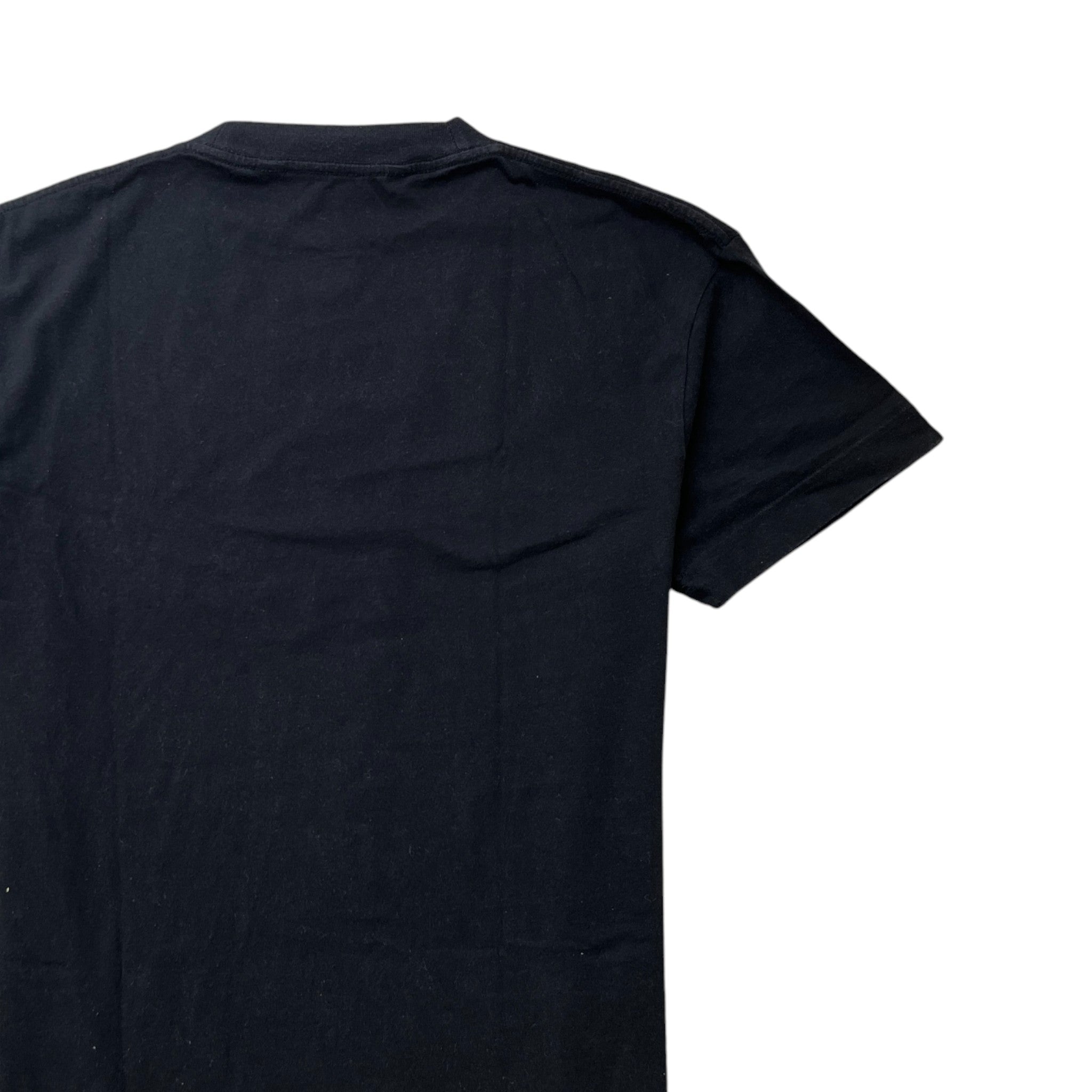 Men's Spray Logo Print T-Shirt Black Size M