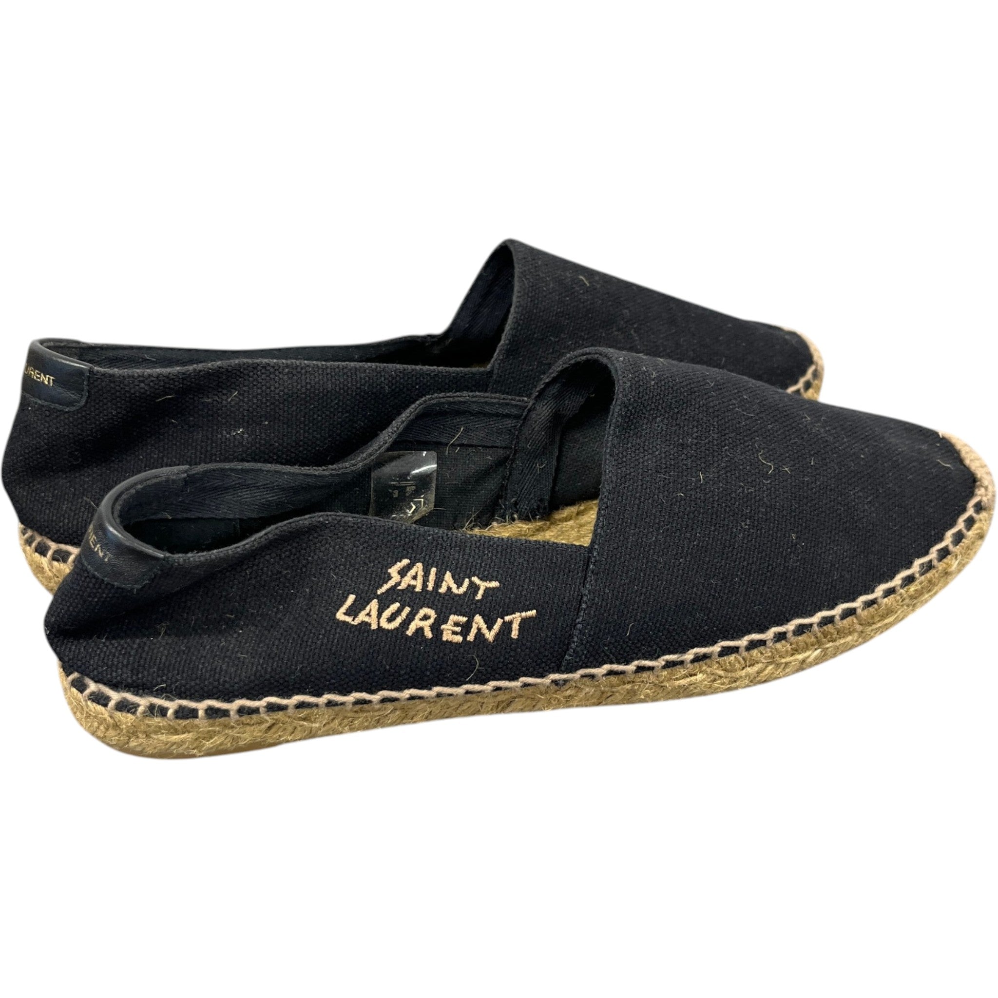 Women's Logo Print Espadrilles Black Size EU 40 / UK 7