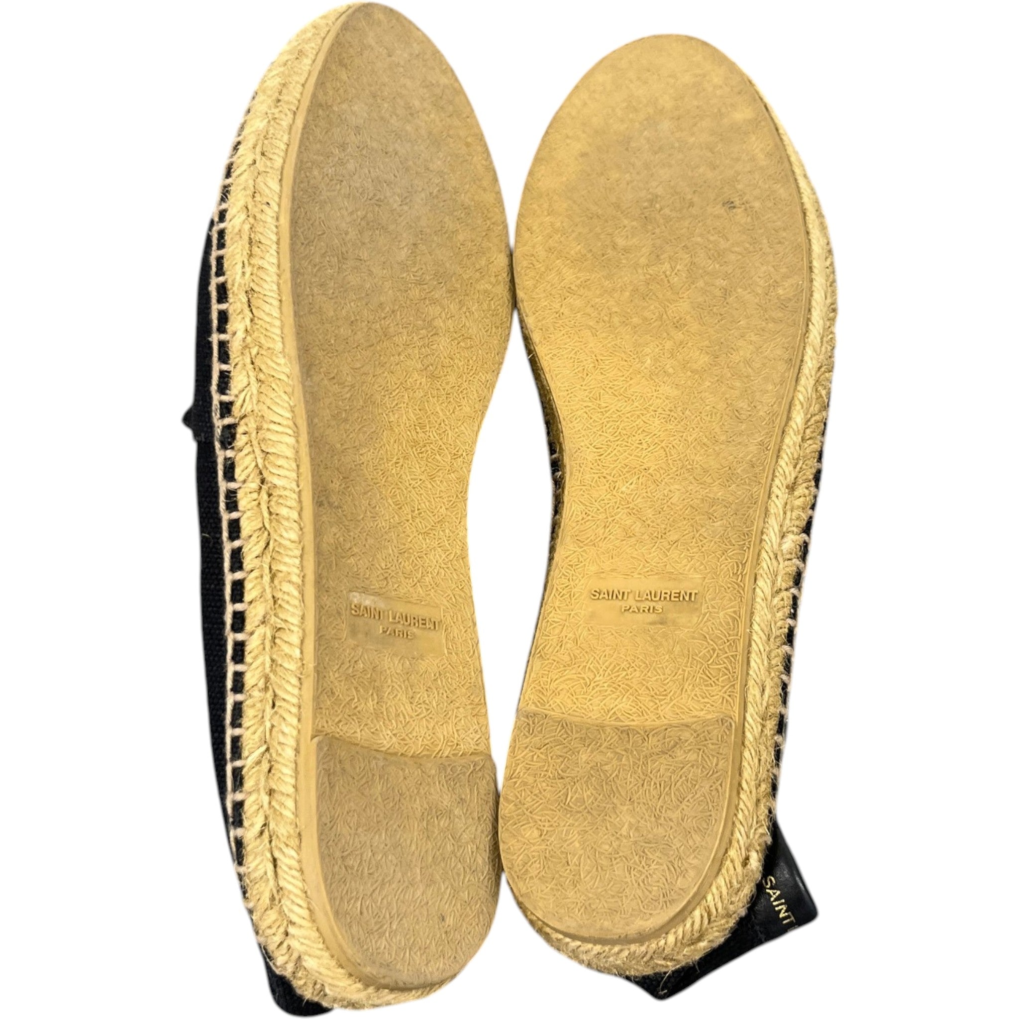 Women's Logo Print Espadrilles Black Size EU 40 / UK 7