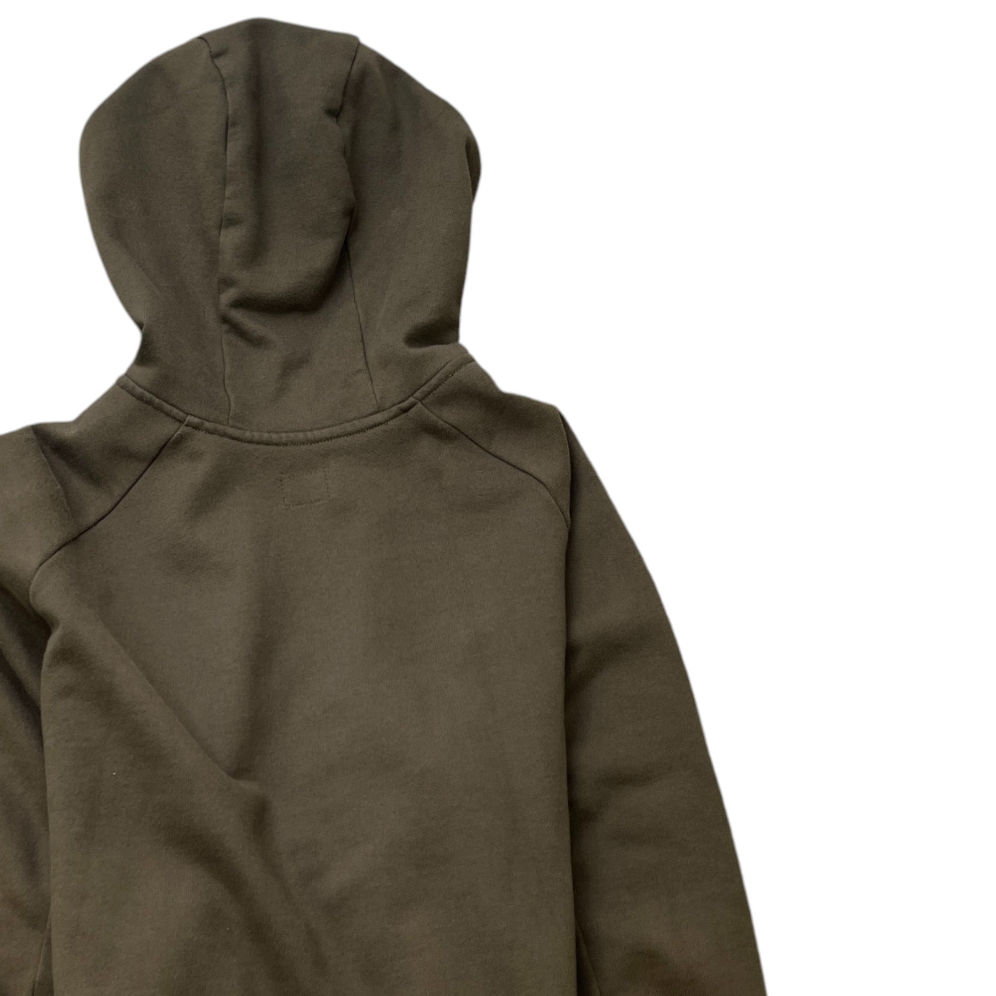 Men's Goggle Hooded Jacket Khaki Size S