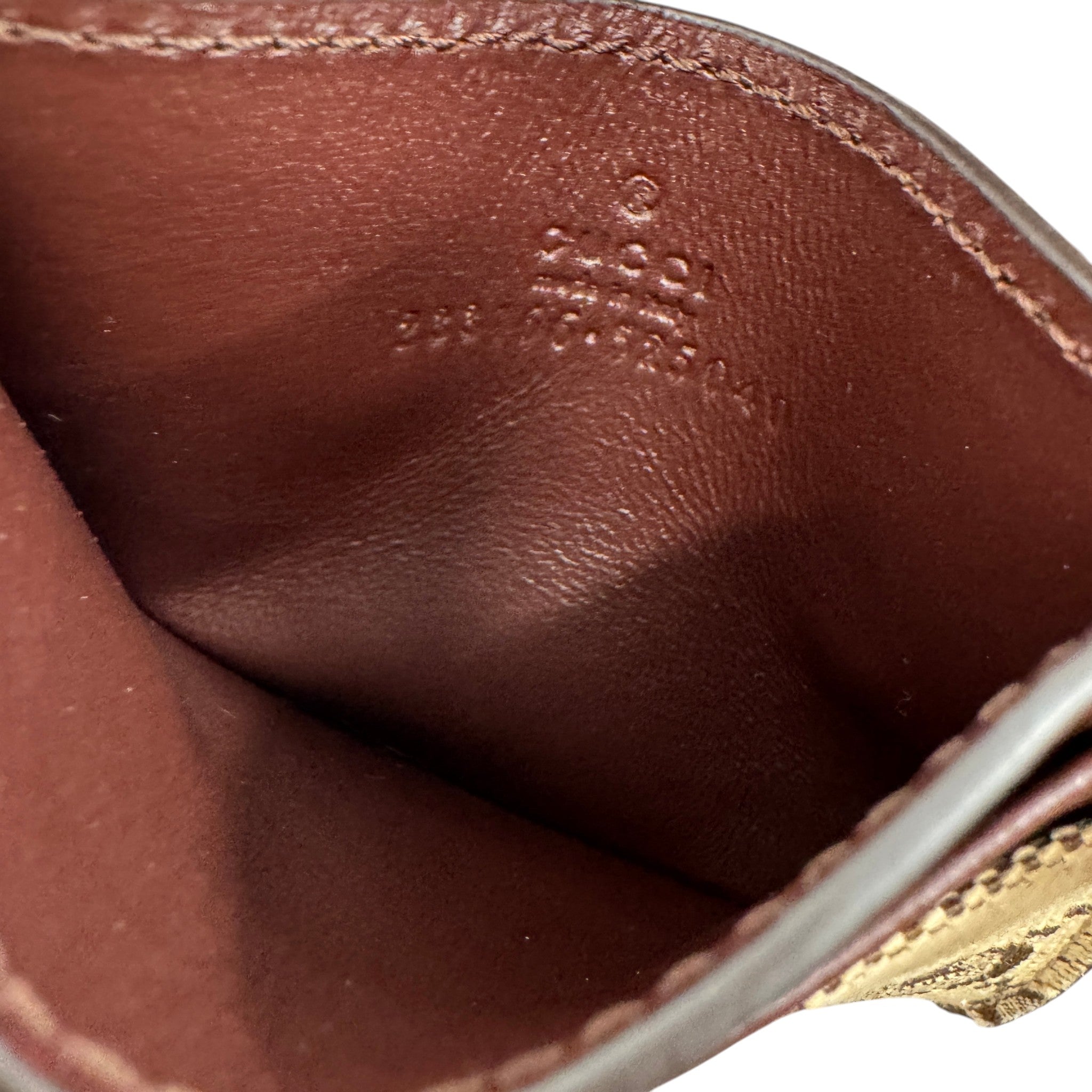 Men's Gg Supreme Card Holder Brown
