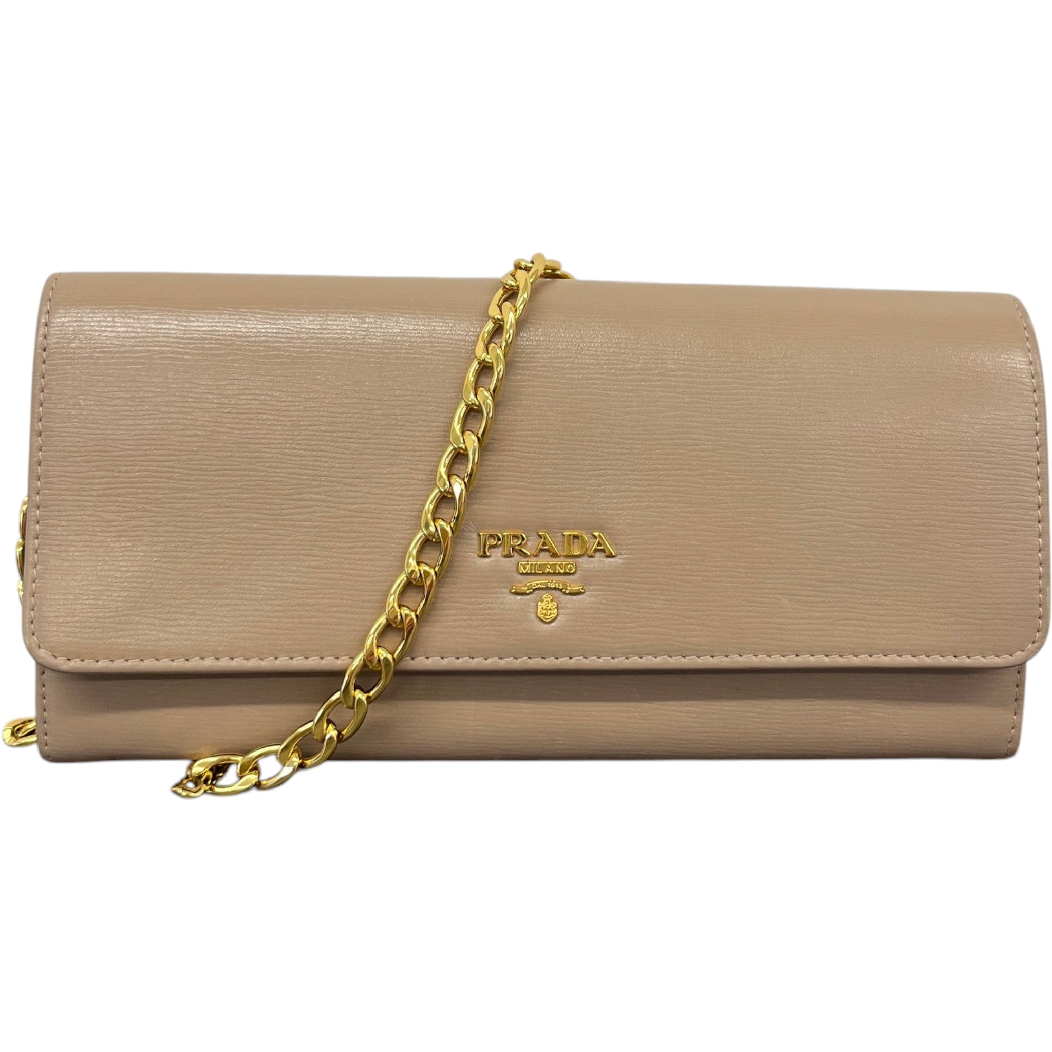 Women's Wallet On Chain Bag Beige