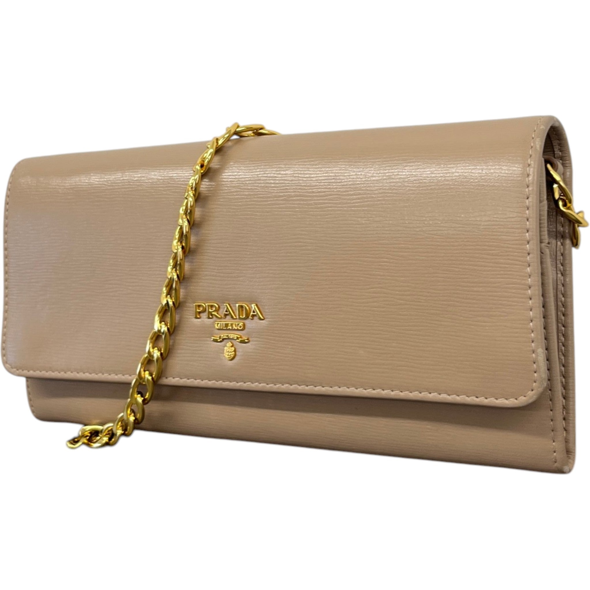 Women's Wallet On Chain Bag Beige