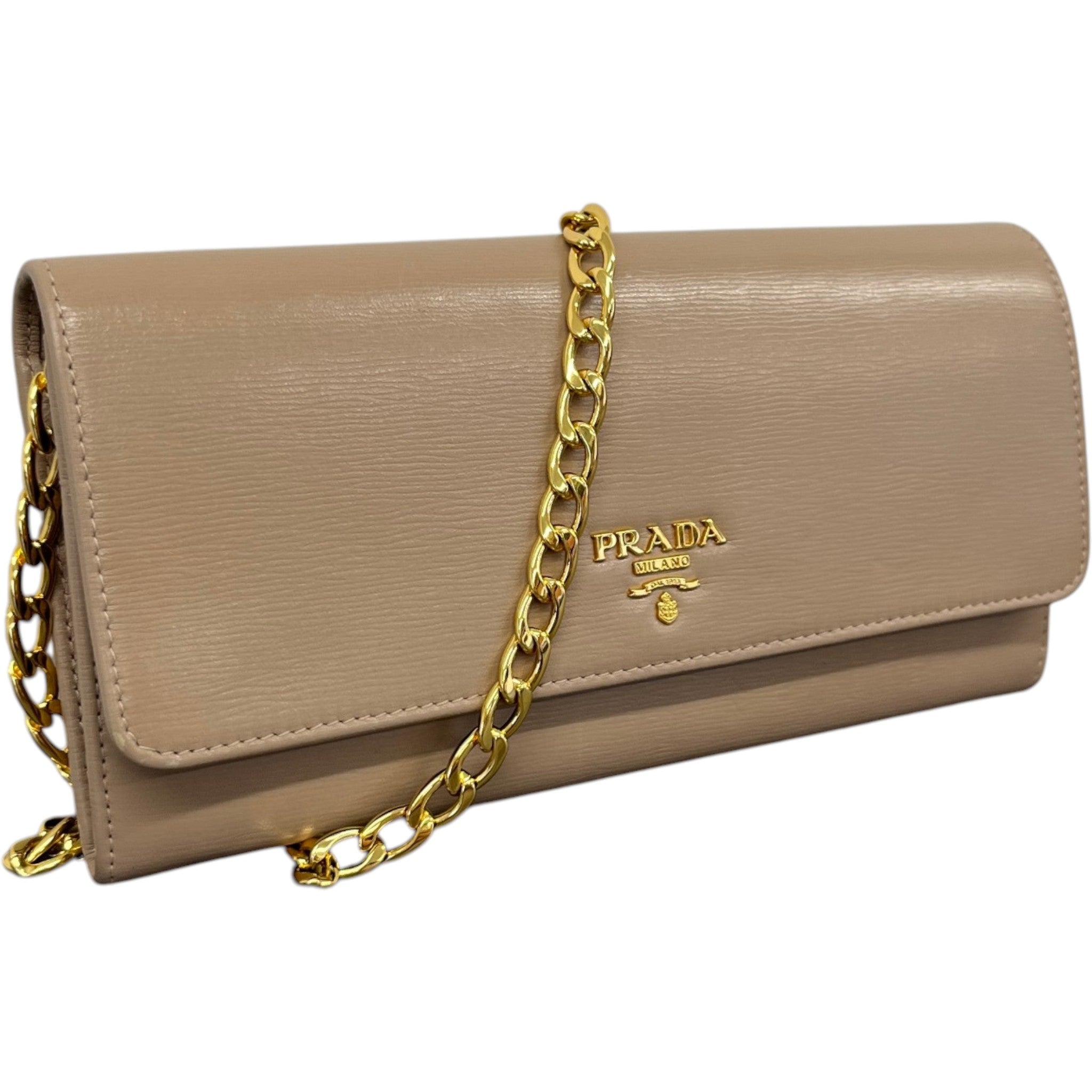 Women's Wallet On Chain Bag Beige